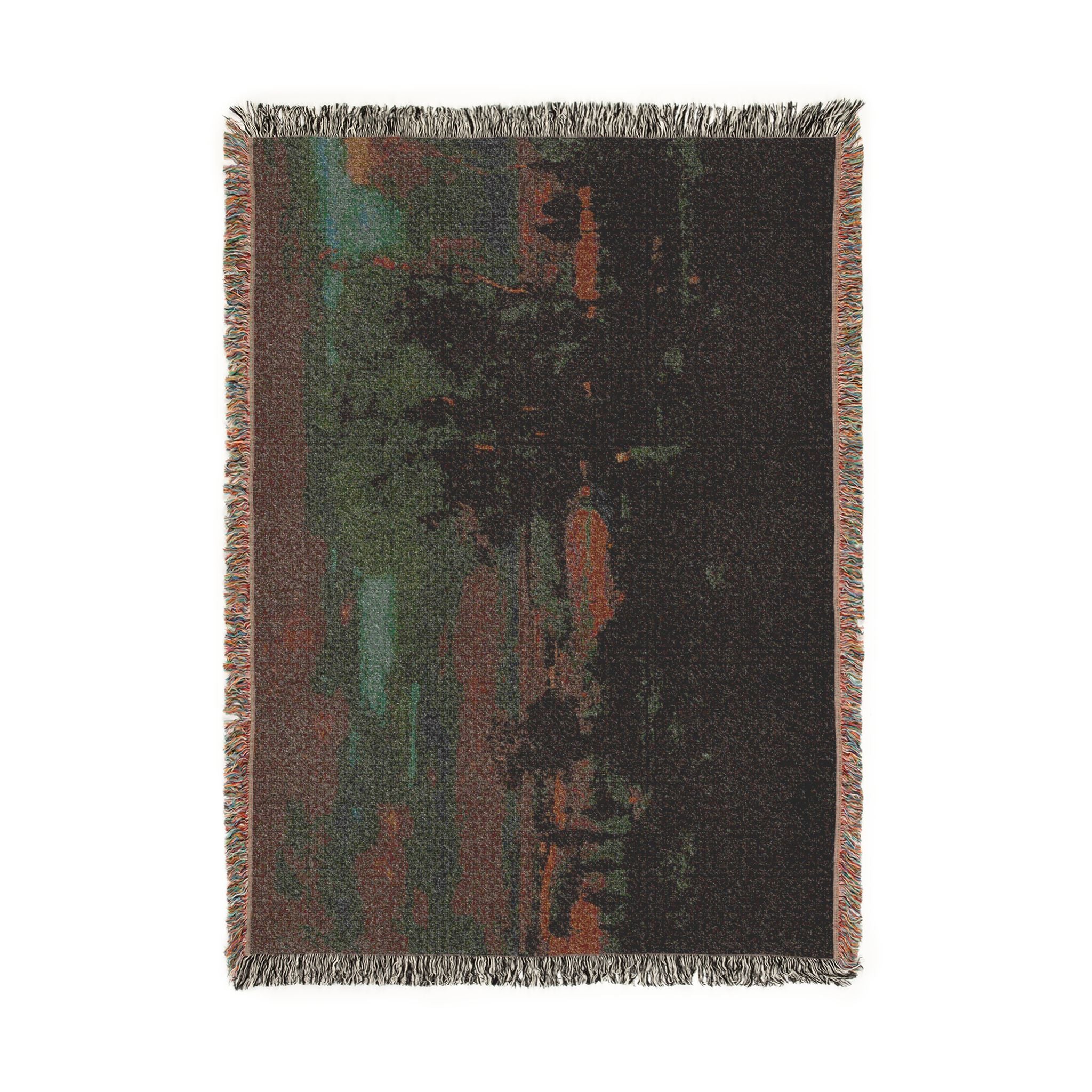 George Inness - Twilight in Italy | Woven Tapestry Blanket