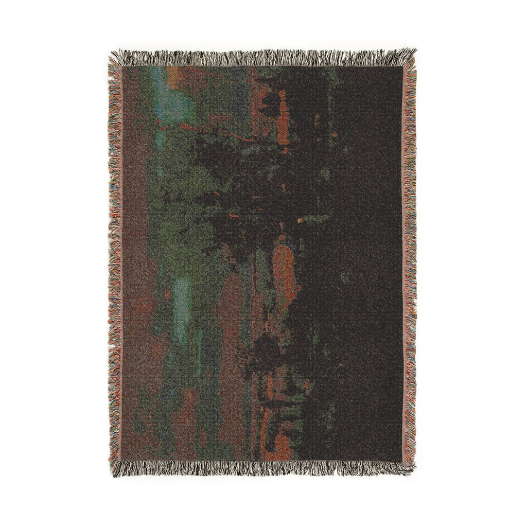 George Inness - Twilight in Italy | Woven Tapestry Blanket