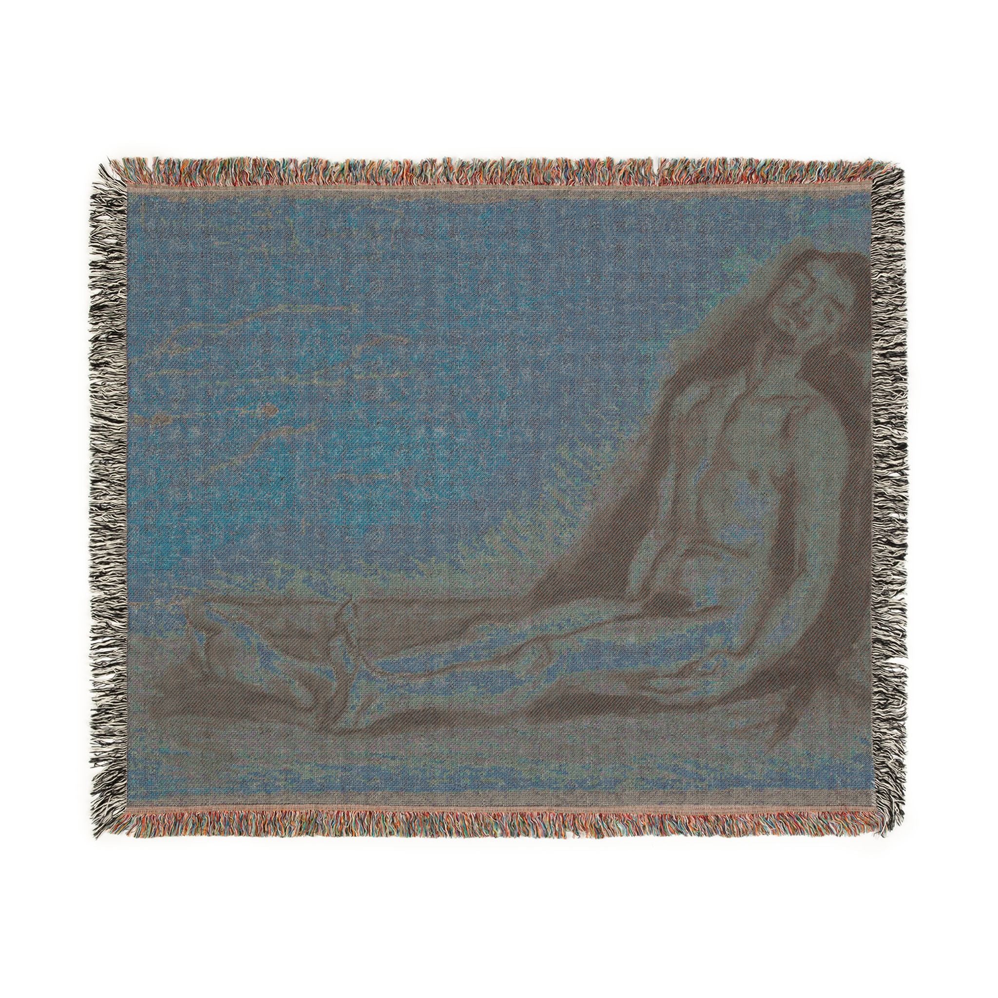 Paul Cezanne - Study for L'Autopsie | Woven Tapestry Blanket