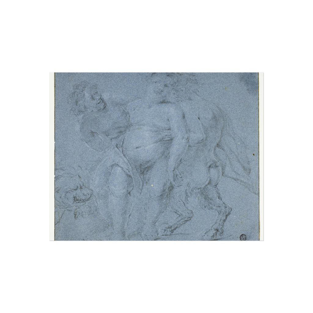 Peter Paul Rubens - Silenus Supported by Two Satyrs | Fine Art Poster