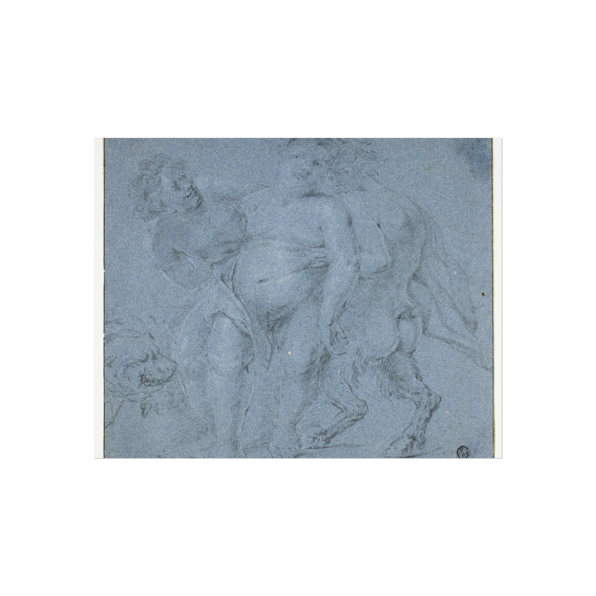 Peter Paul Rubens - Silenus Supported by Two Satyrs | Fine Art Poster