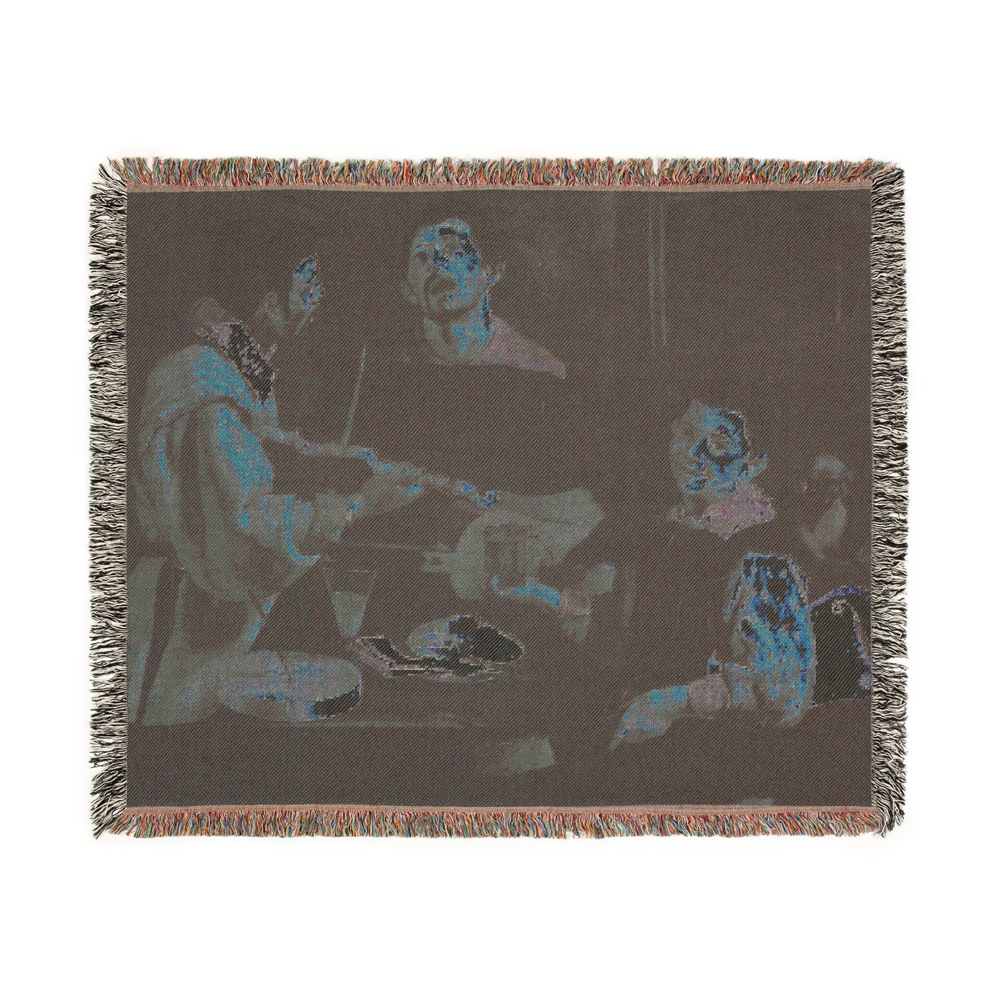Diego Velázquez - The Three Musicians - Google Art Project | Woven Tapestry Blanket