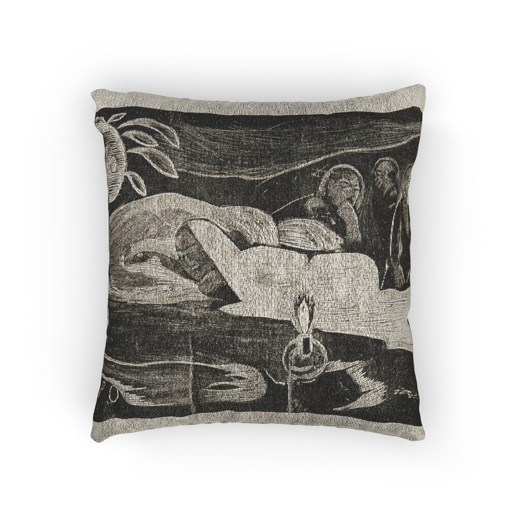 Paul Gauguin - Te po (The Night), from the Noa Noa Suite | Woven Pillow