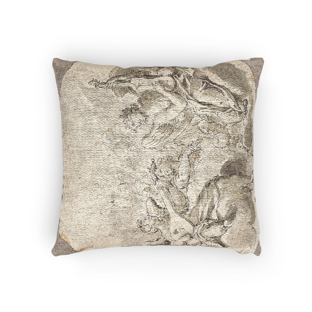 Giovanni Battista Tiepolo - Musician Angels | Woven Pillow