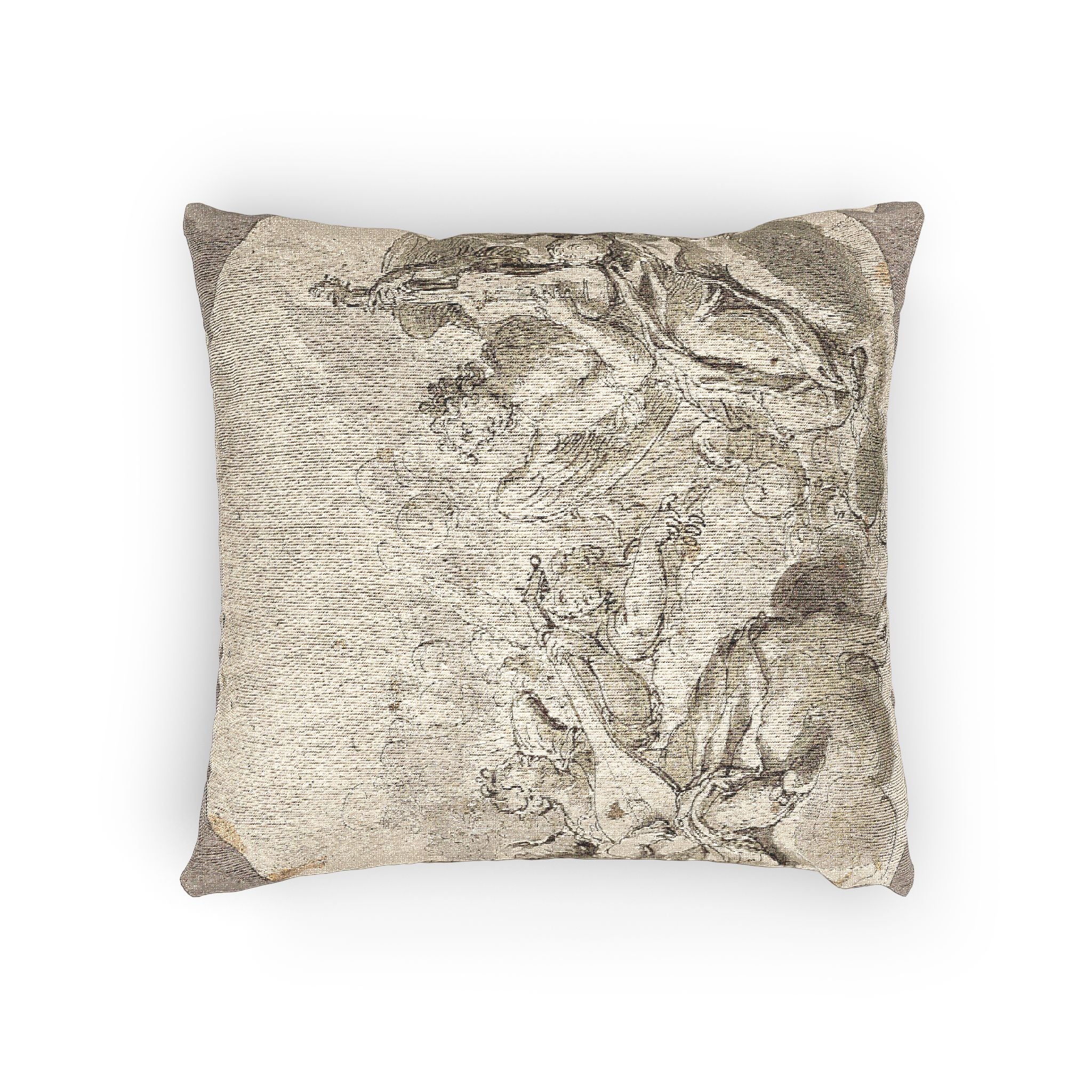 Giovanni Battista Tiepolo - Musician Angels | Woven Pillow