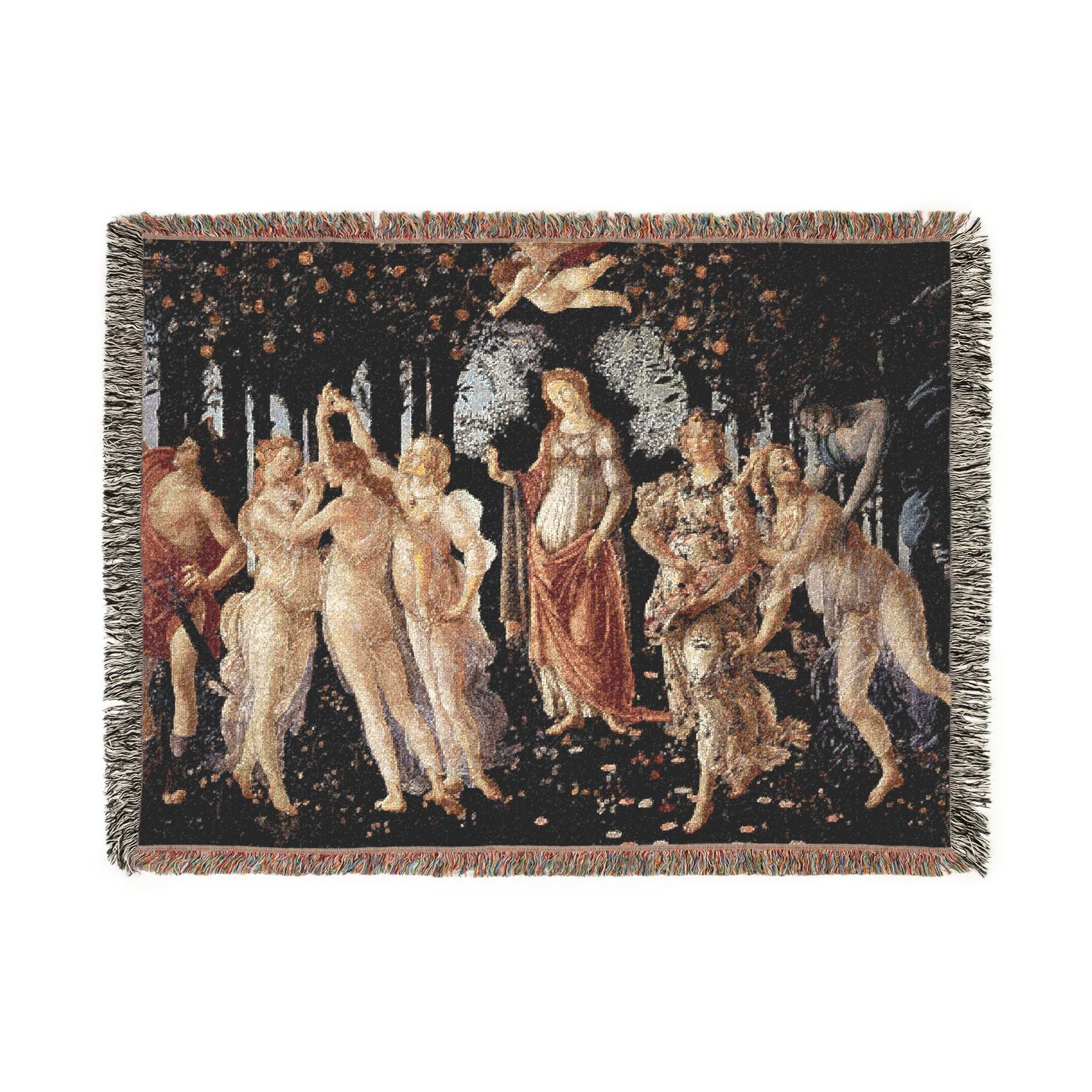 Botticelli-primavera | Woven Tapestry Blanket