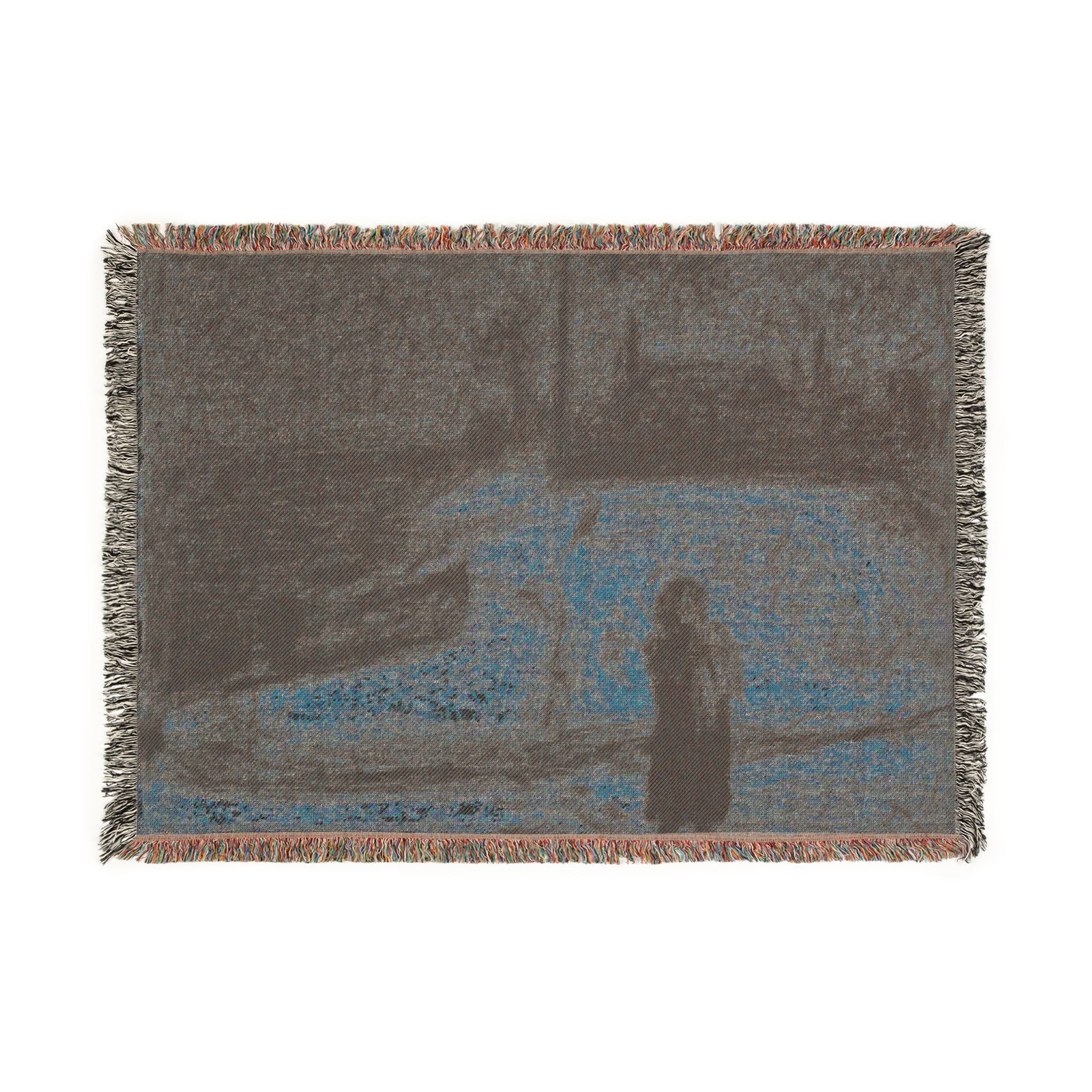 Georges Seurat - The Zone (Outside the City Walls) | Woven Tapestry Blanket