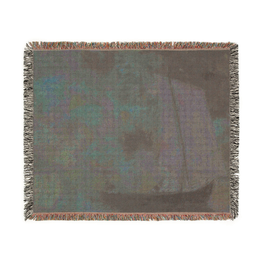 Odilon Redon - Flower Clouds | Woven Tapestry Blanket