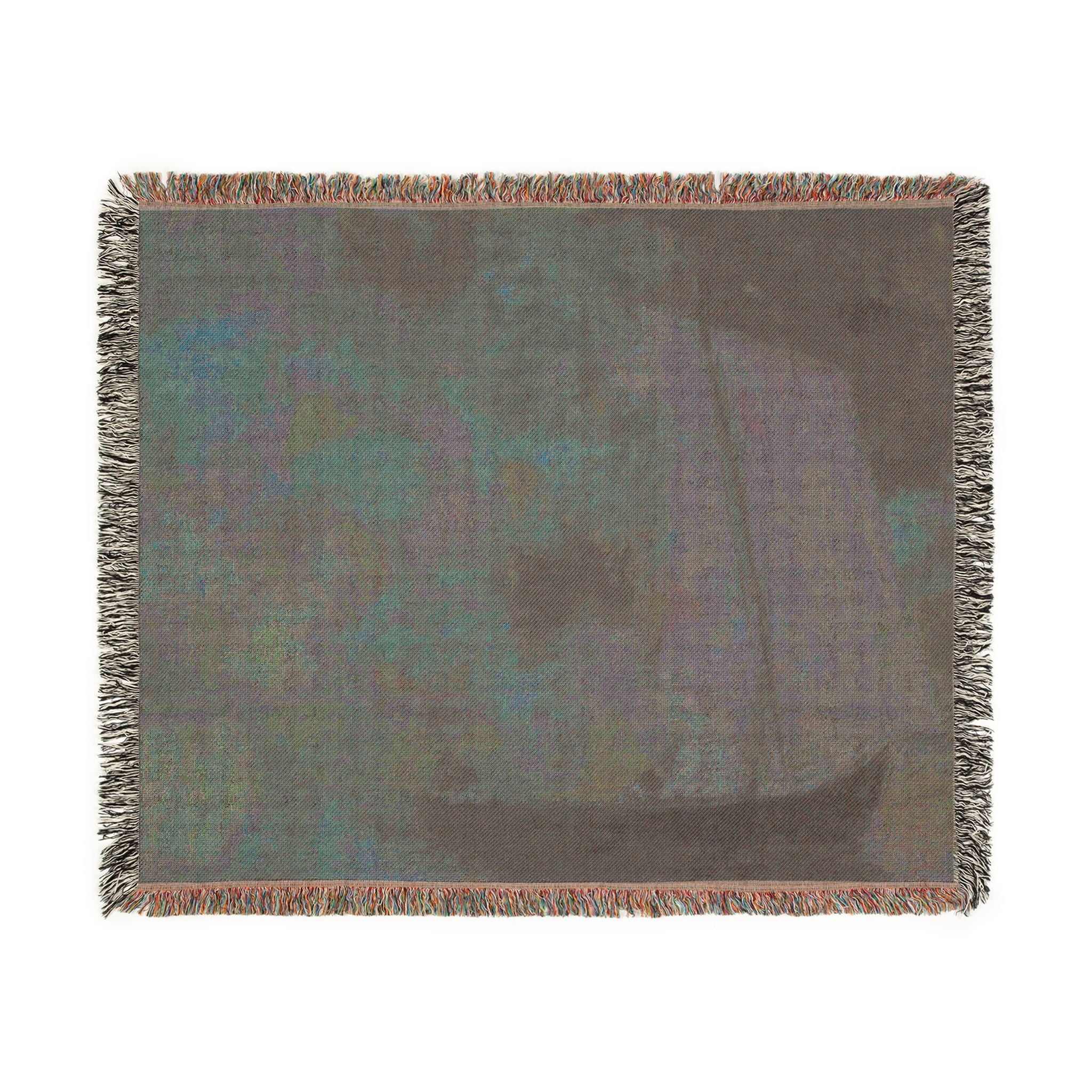 Odilon Redon - Flower Clouds | Woven Tapestry Blanket