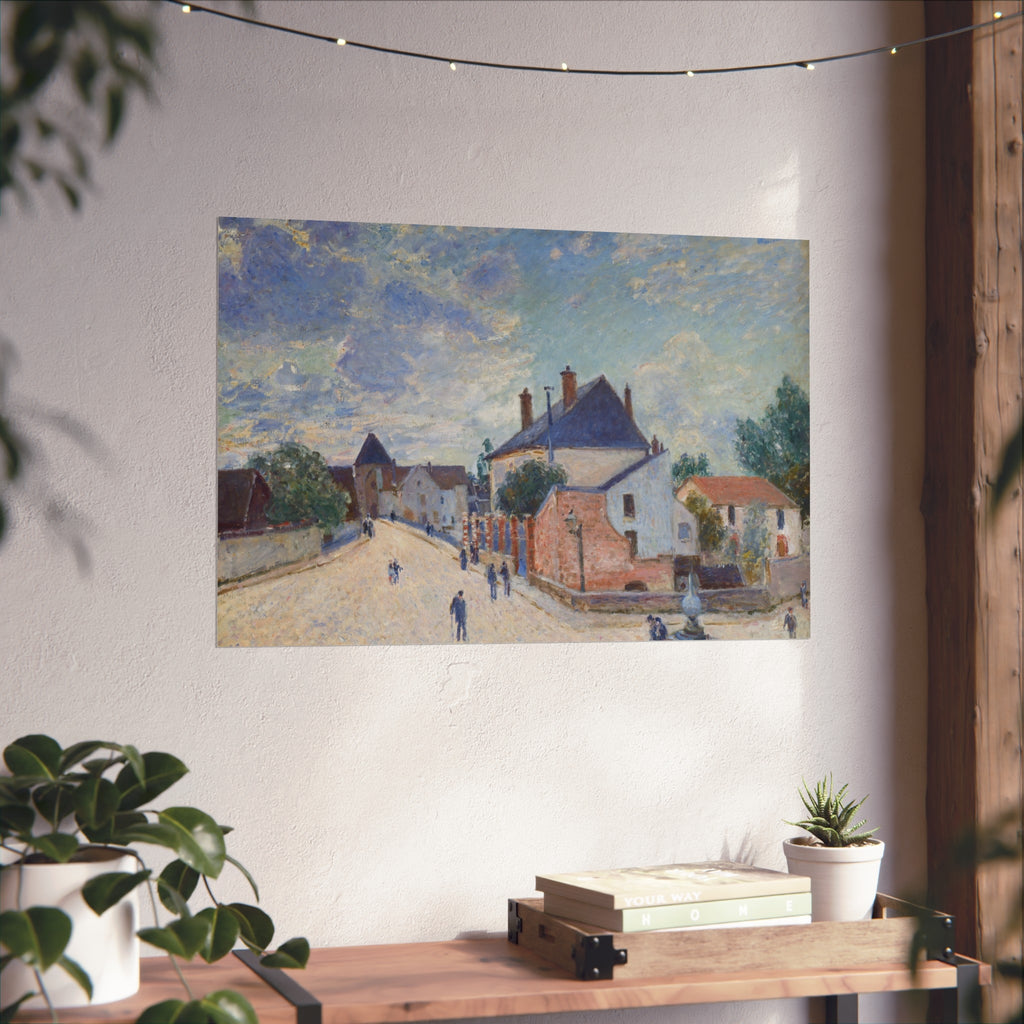 Alfred Sisley - Street in Moret | Fine Art Poster