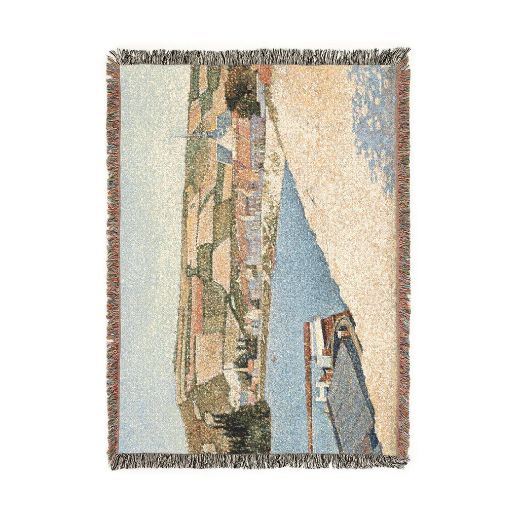 Paul Signac - Les Andelys, Côte d'Aval | Woven Tapestry Blanket