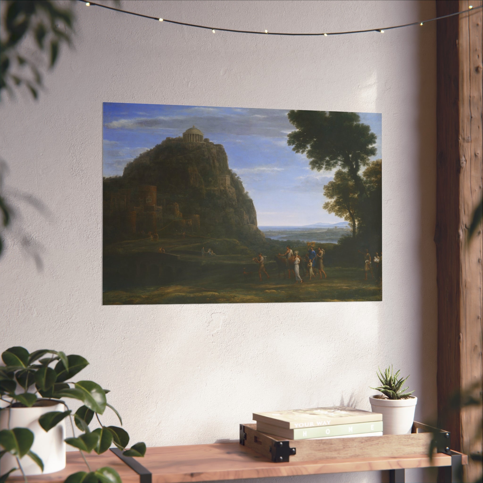 Claude Lorrain - View of Delphi with a Procession | Fine Art Poster
