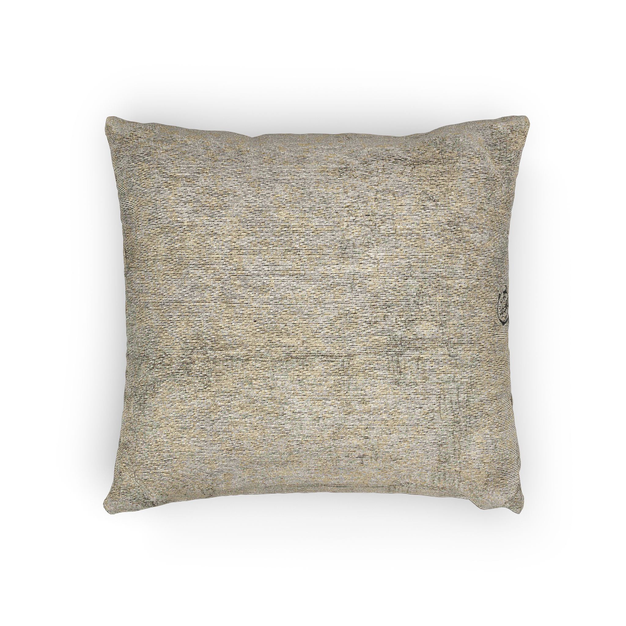 Style of Francesco Guardi - Ruins in a Park, Two Figures | Woven Pillow