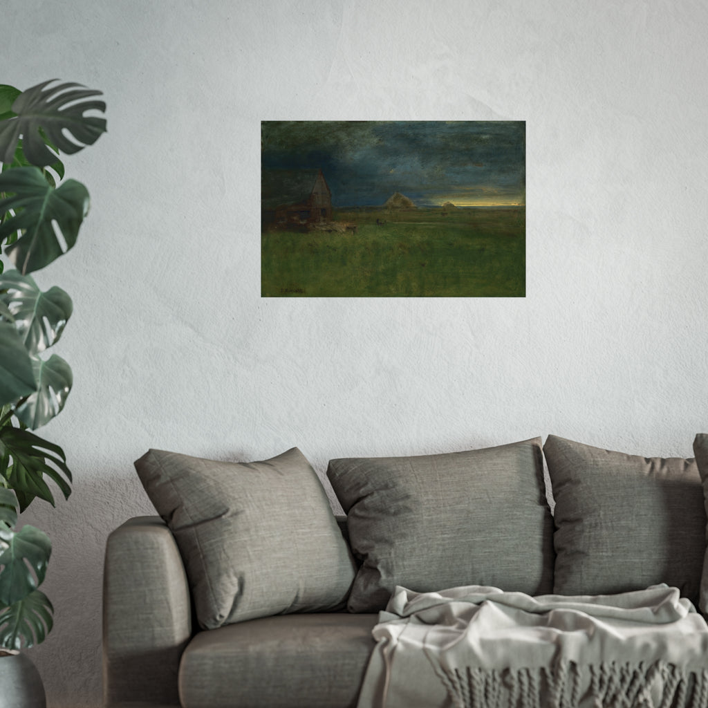 George Inness - The Lonely Farm, Nantucket | Fine Art Poster