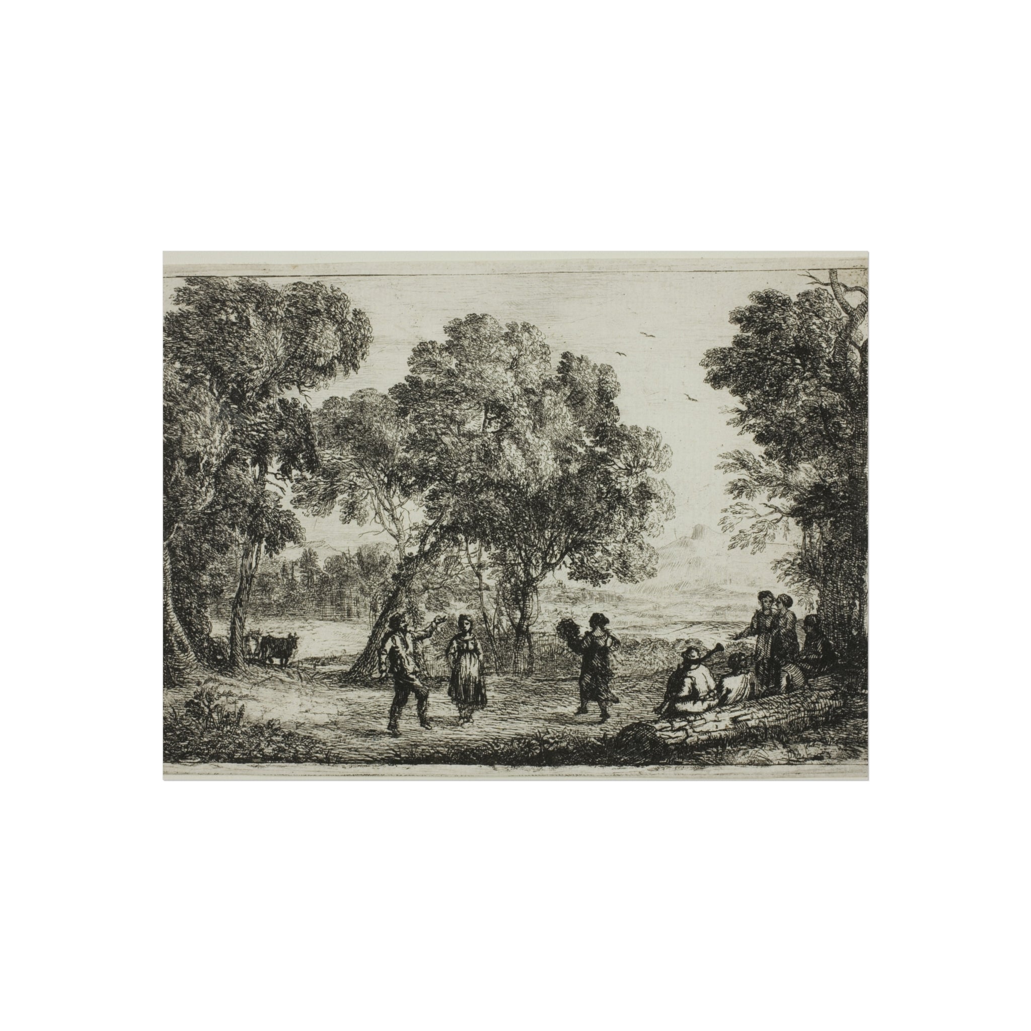 Claude Lorrain - The Country Dance | Fine Art Poster