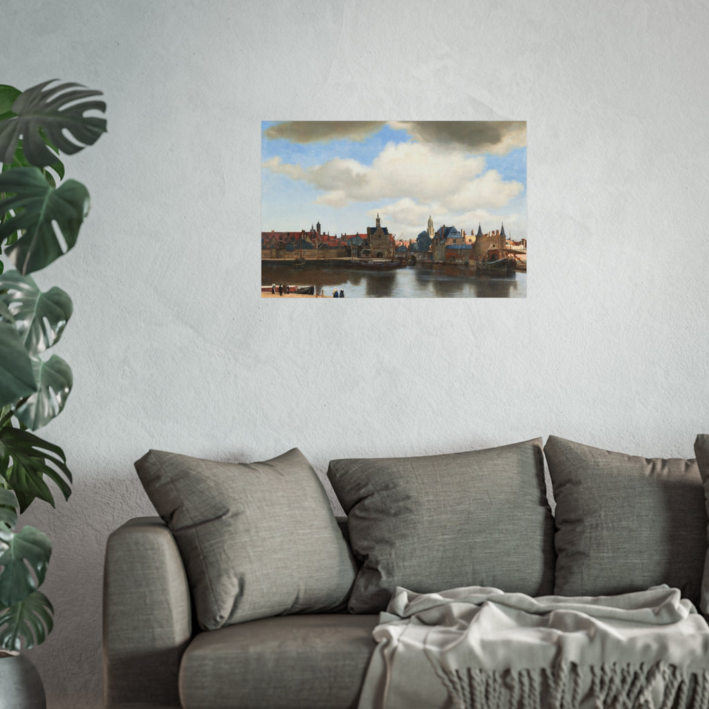 Johannes Vermeer - View of Delft - 92 - Mauritshuis | Fine Art Poster