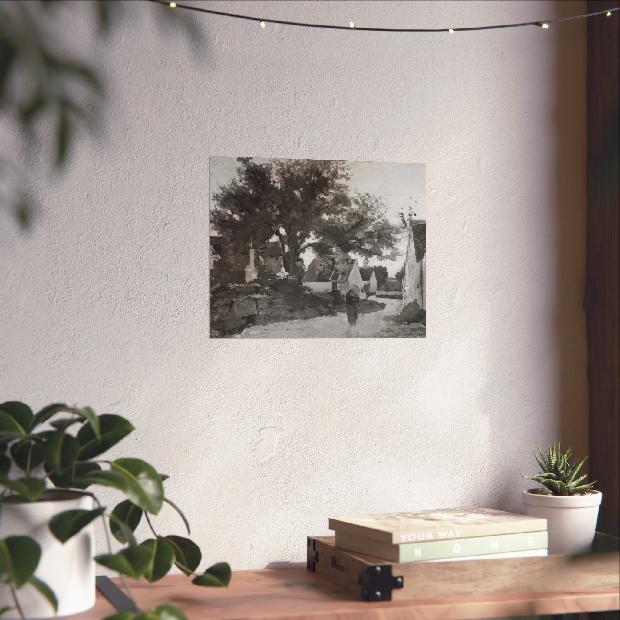 Charles François Daubigny - Village in Brittany | Fine Art Poster
