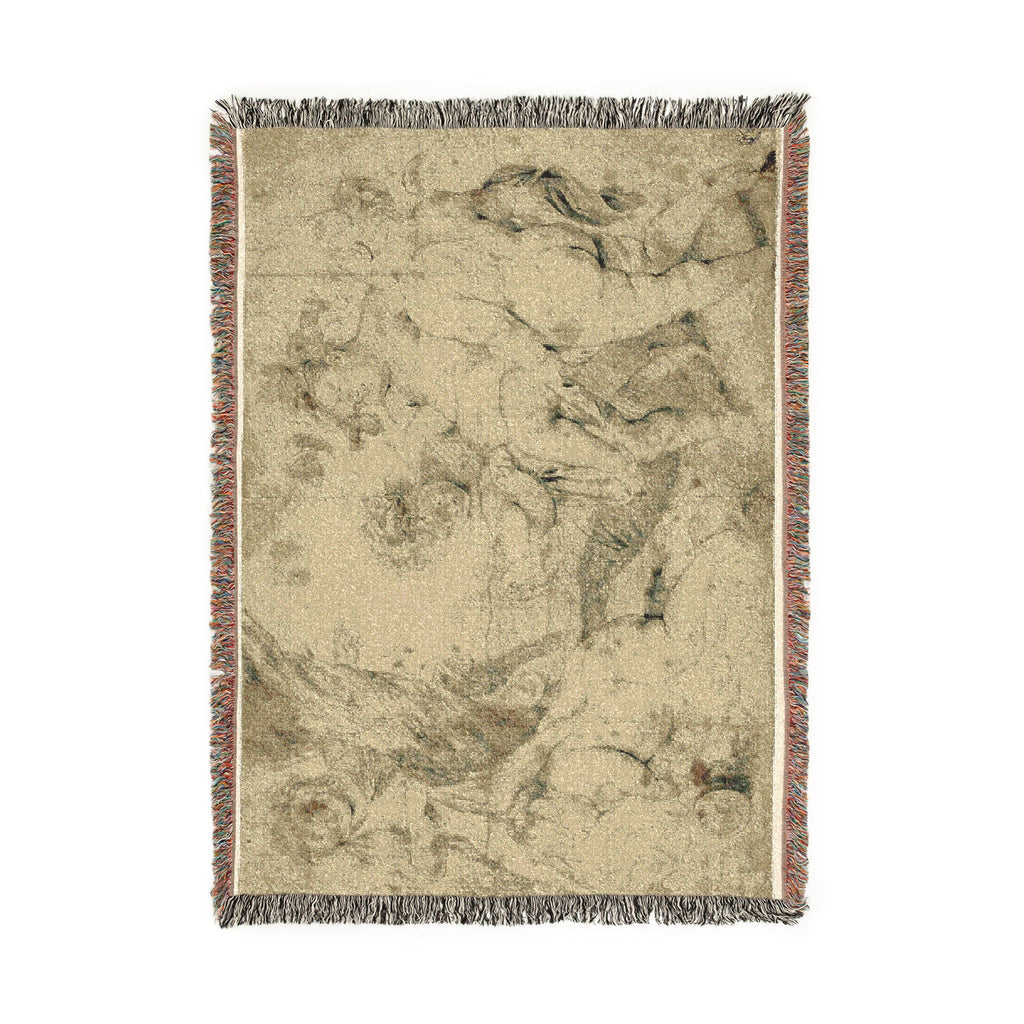 Anthony van Dyck - Young Bacchus and Companions | Woven Tapestry Blanket
