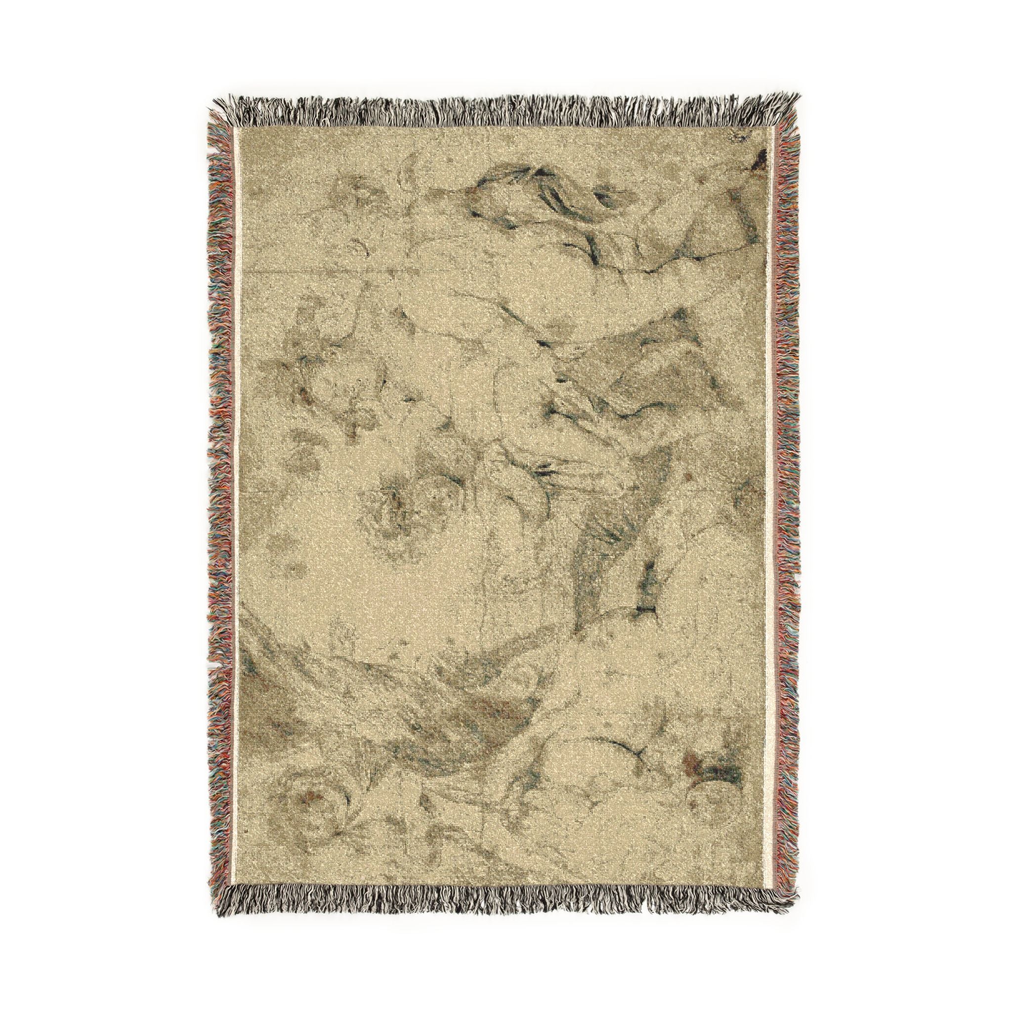 Anthony van Dyck - Young Bacchus and Companions | Woven Tapestry Blanket