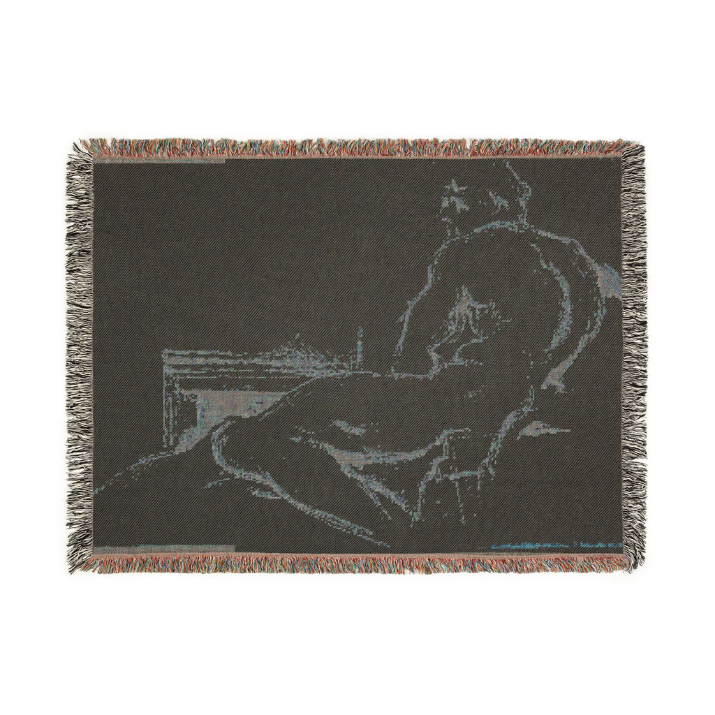 Paul Cezanne - Hercules Resting | Woven Tapestry Blanket
