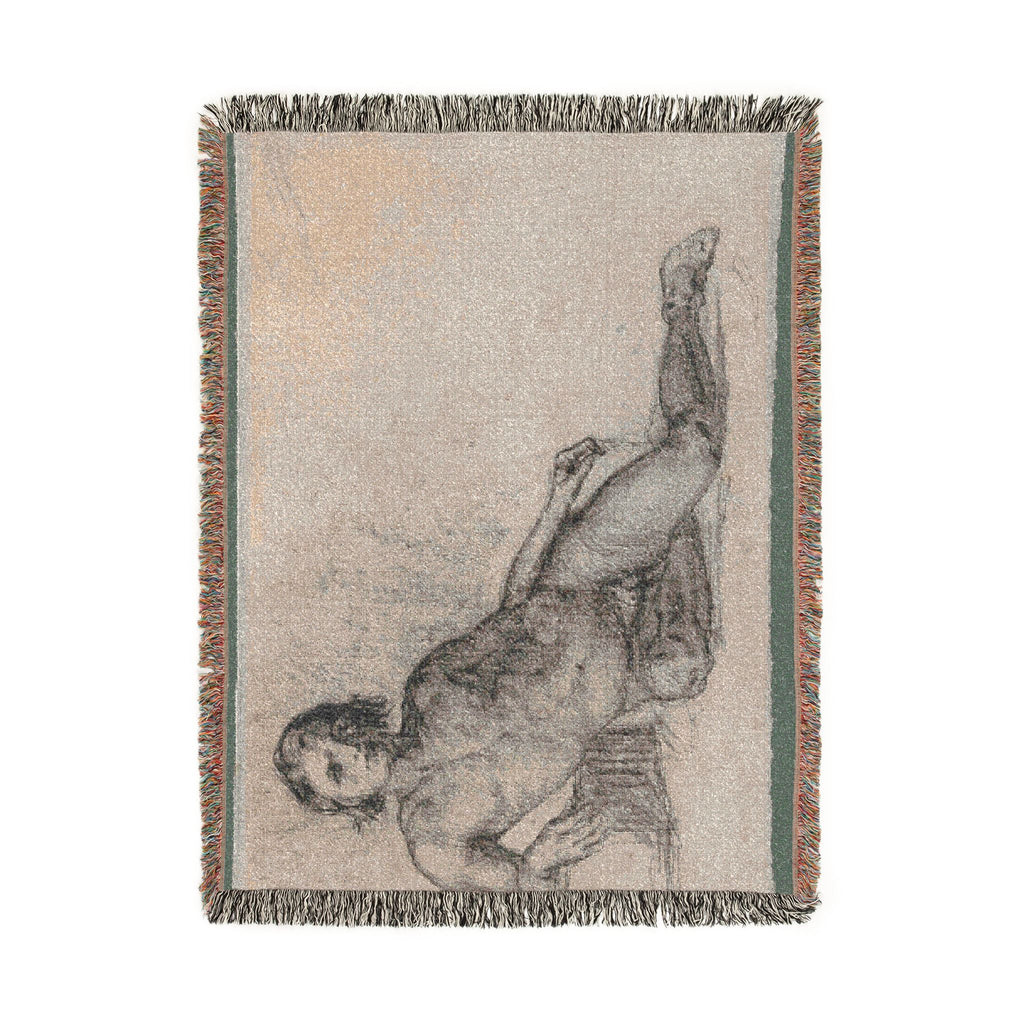 Paul Cezanne - Male Nude | Woven Tapestry Blanket