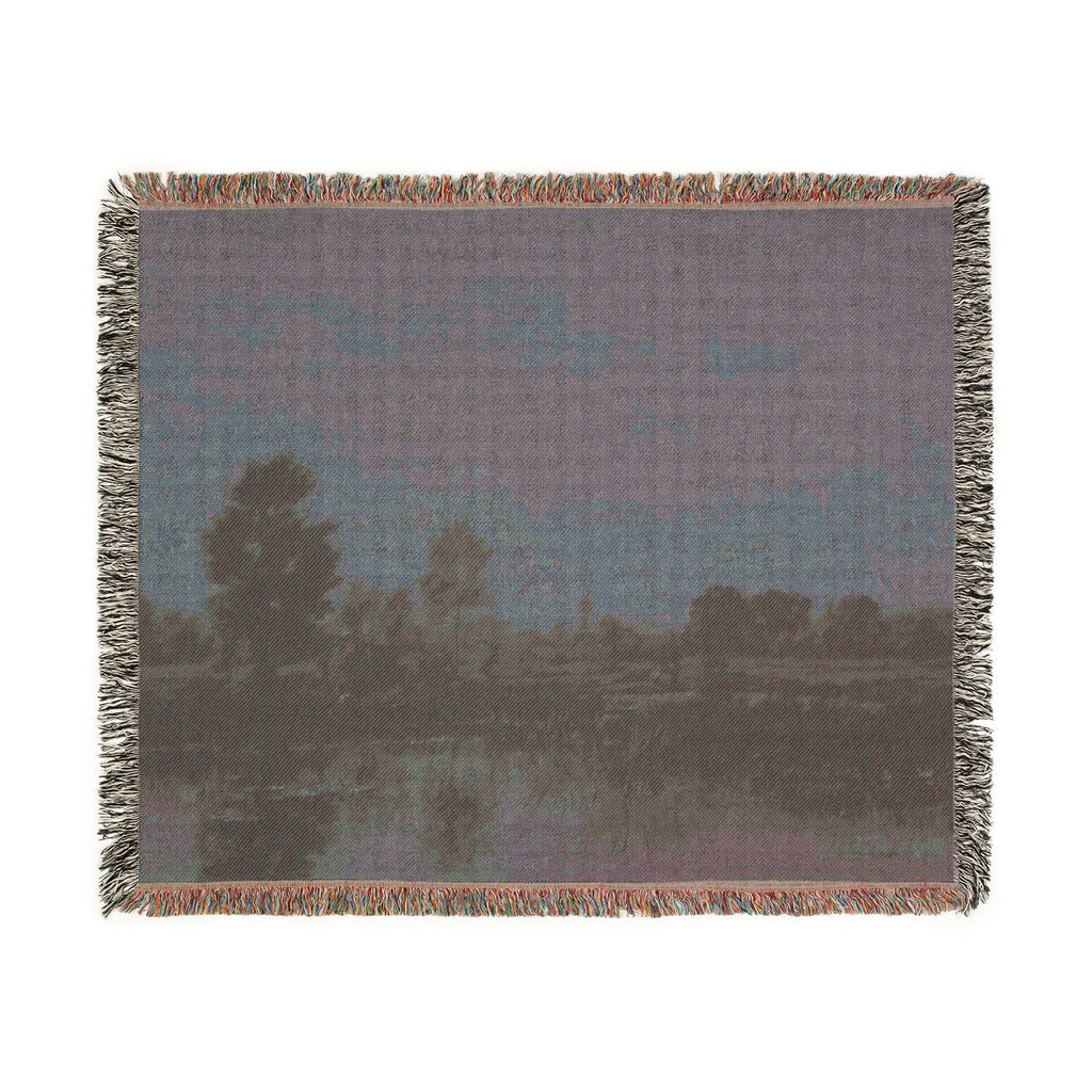 Charles François Daubigny - The Marsh | Woven Tapestry Blanket