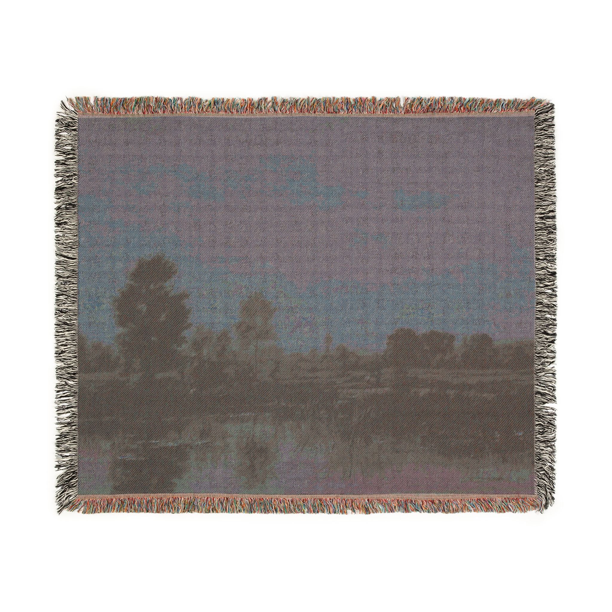 Charles François Daubigny - The Marsh | Woven Tapestry Blanket
