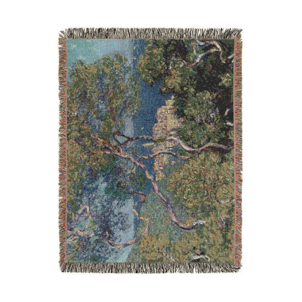 Claude Monet - Bordighera | Woven Tapestry Blanket