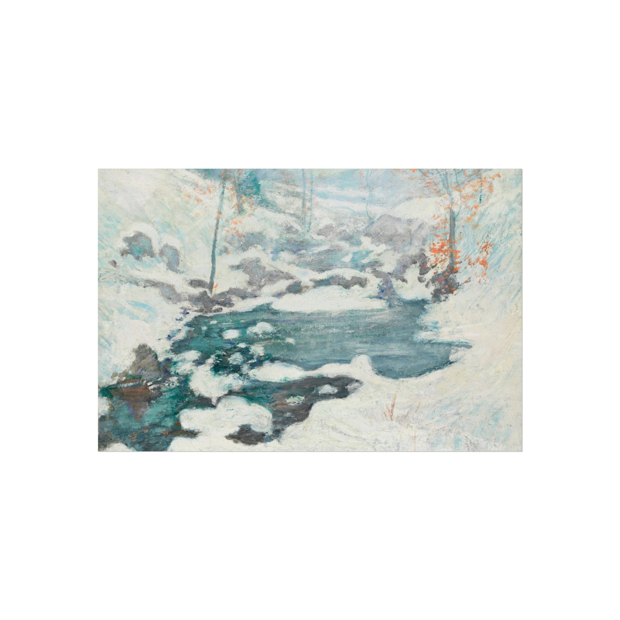 John Henry Twachtman - Icebound | Fine Art Poster