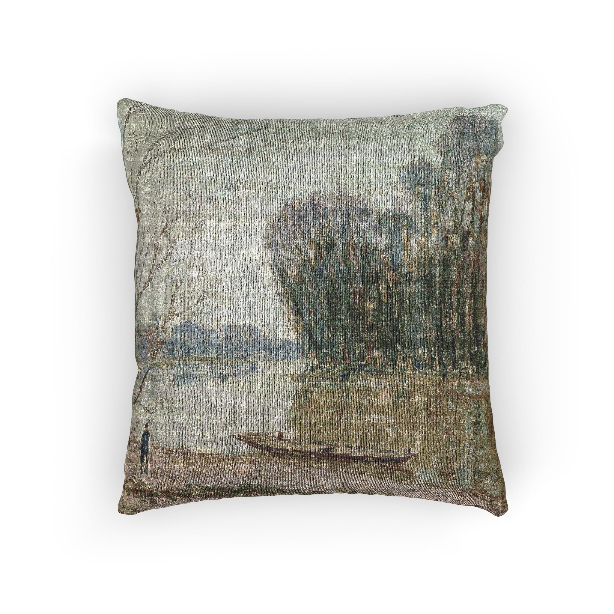 Alfred Sisley - The Loire | Woven Pillow