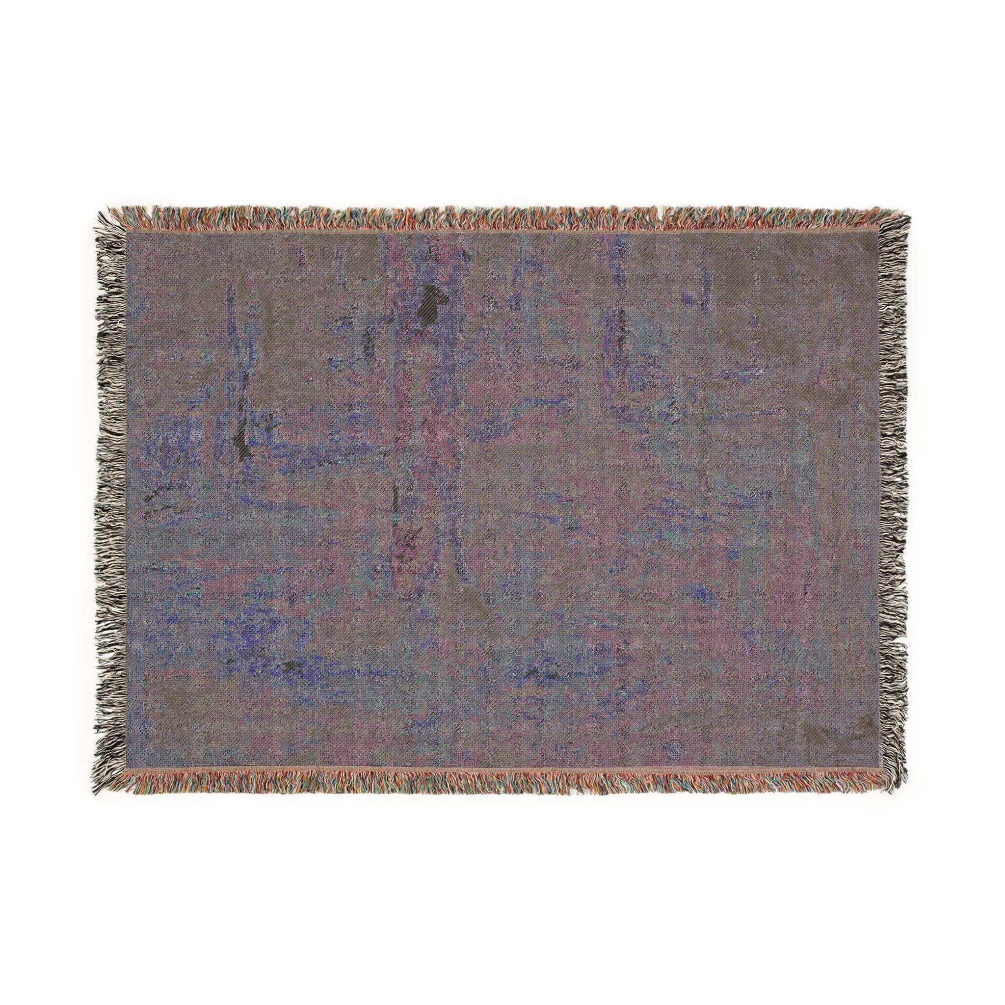 Berthe Morisot - Forêt de Compiègne | Woven Tapestry Blanket