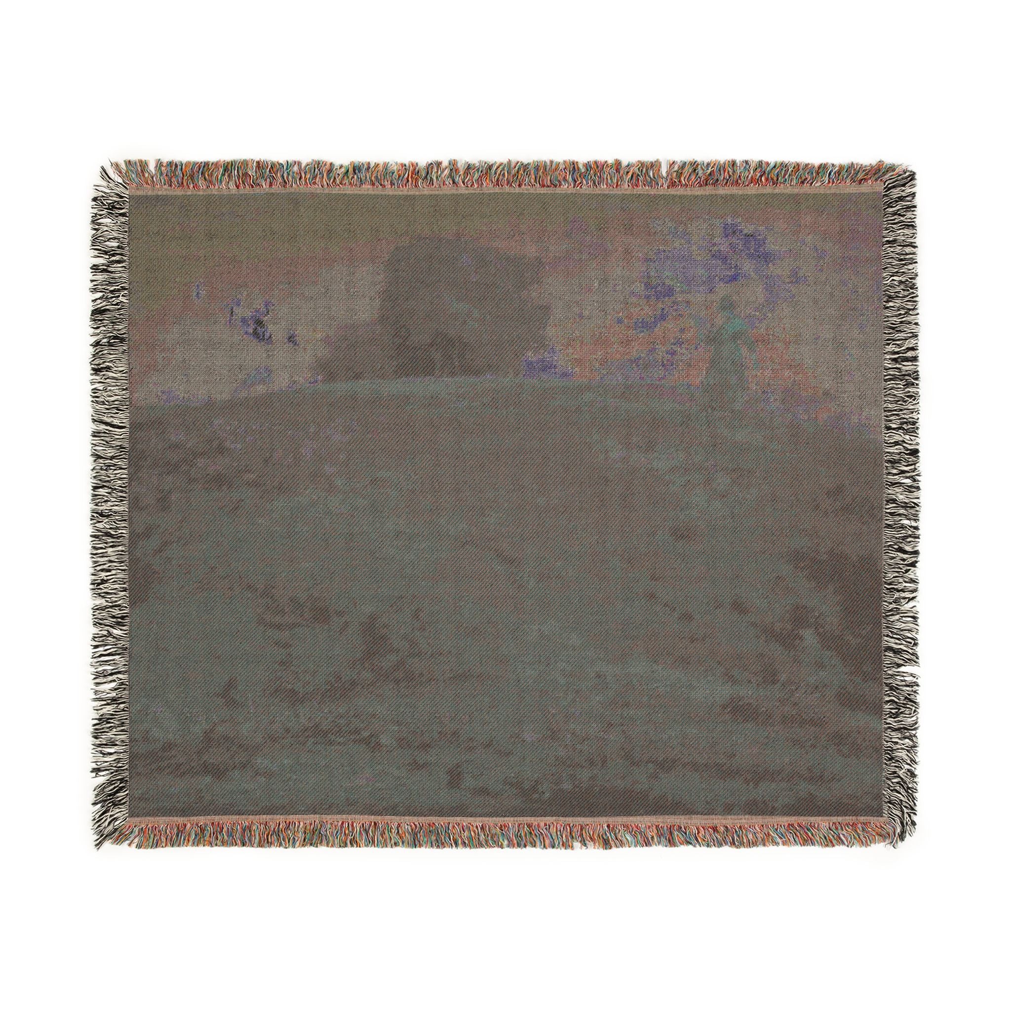 Jean François Millet - In the Auvergne | Woven Tapestry Blanket