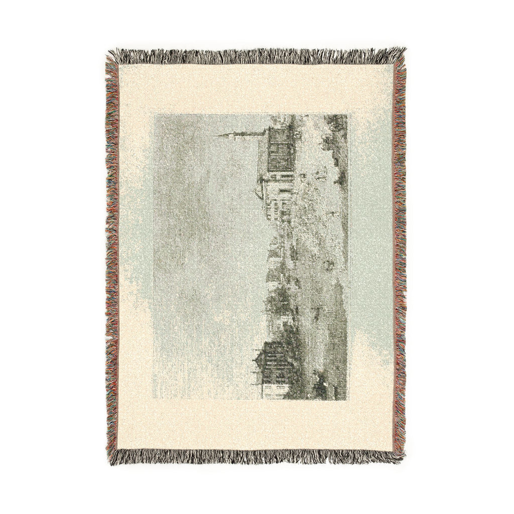 Canaletto - Al Dolo, from Vedute | Woven Tapestry Blanket