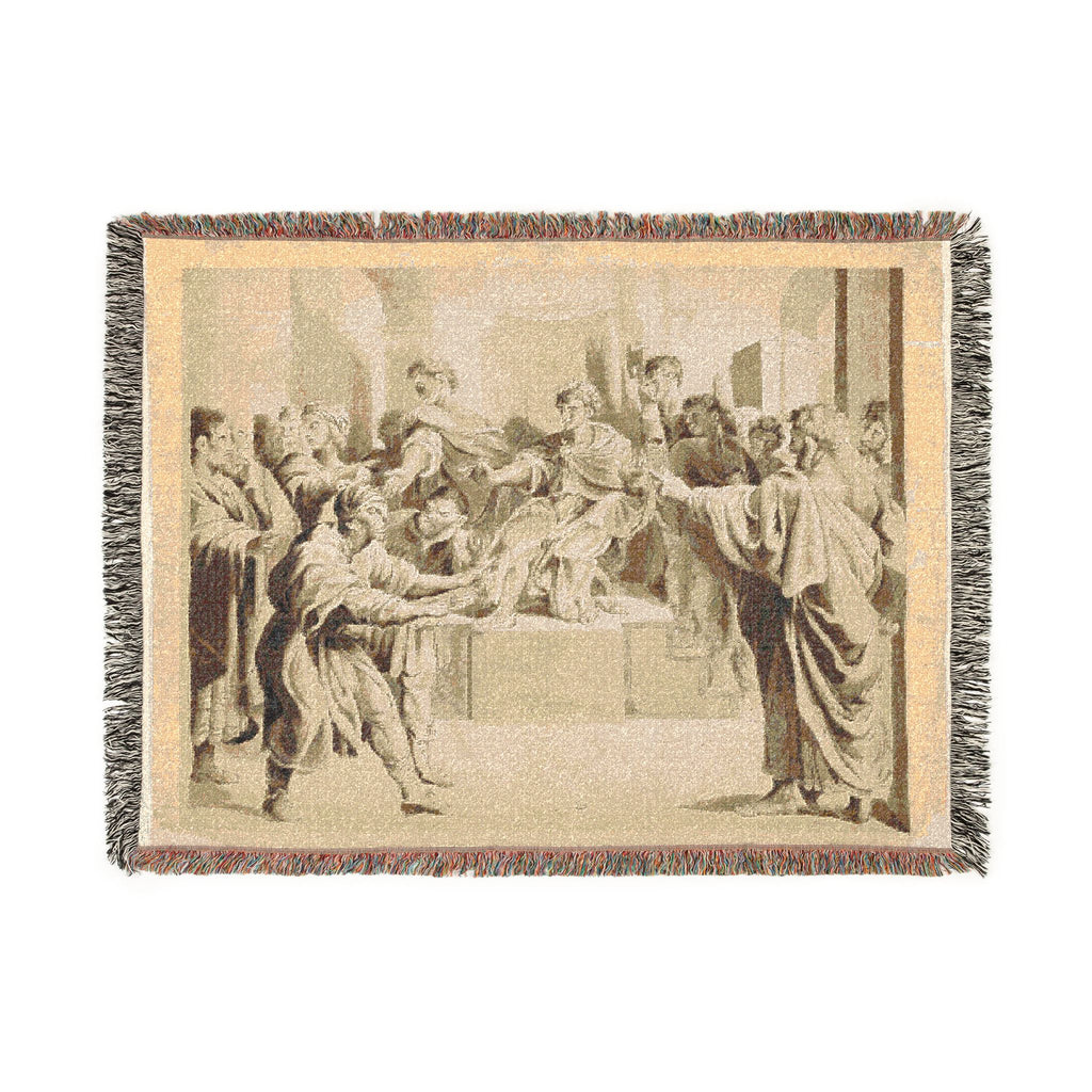 John Constable - Blinding of Elymas | Woven Tapestry Blanket