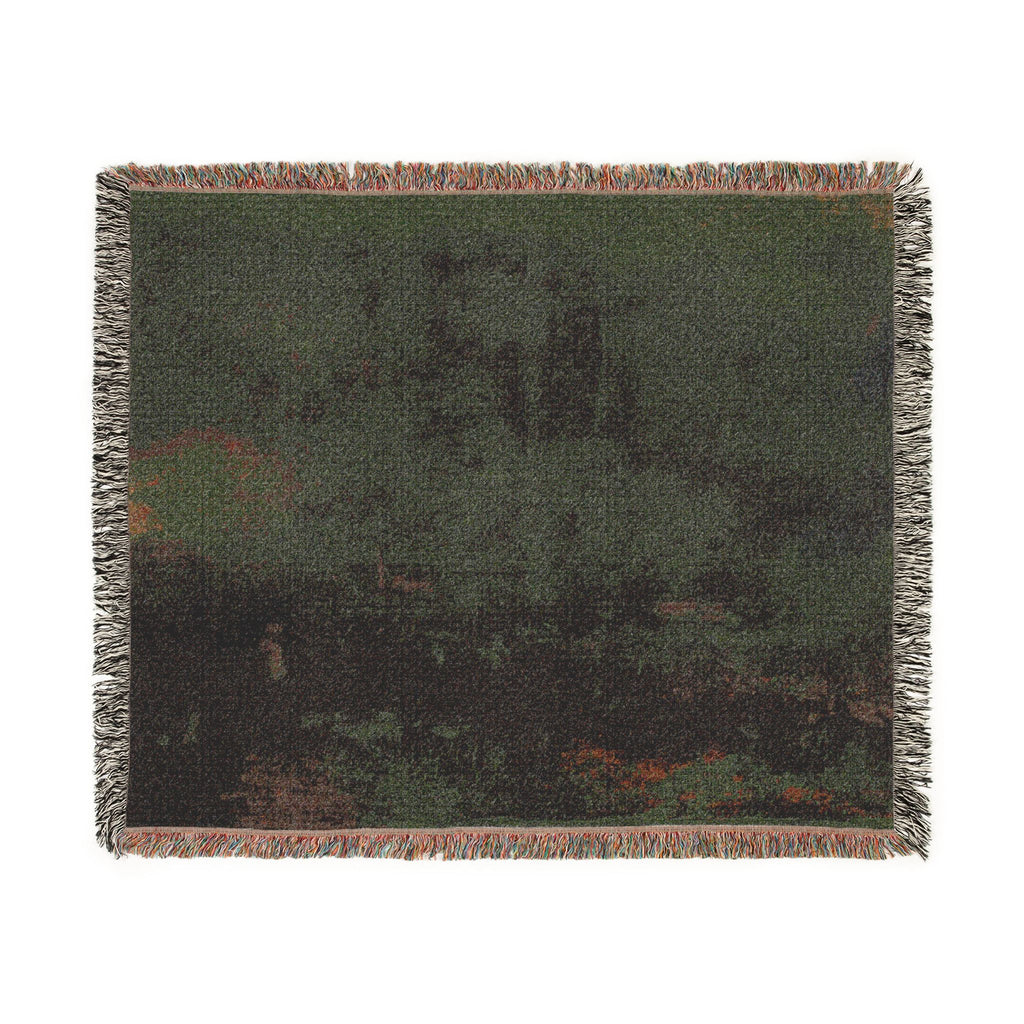 George Inness - Threatening | Woven Tapestry Blanket