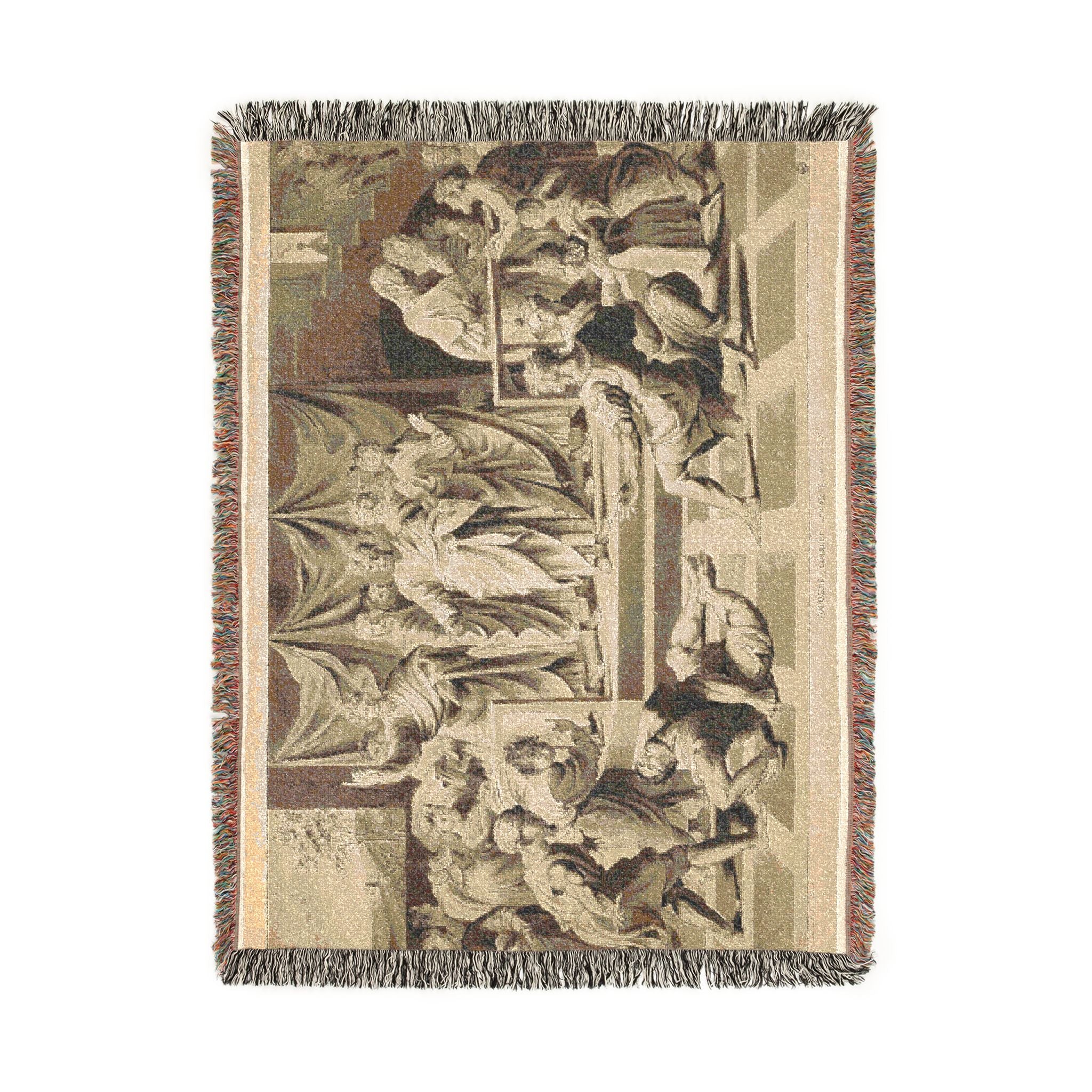John Constable - Death of Ananias | Woven Tapestry Blanket