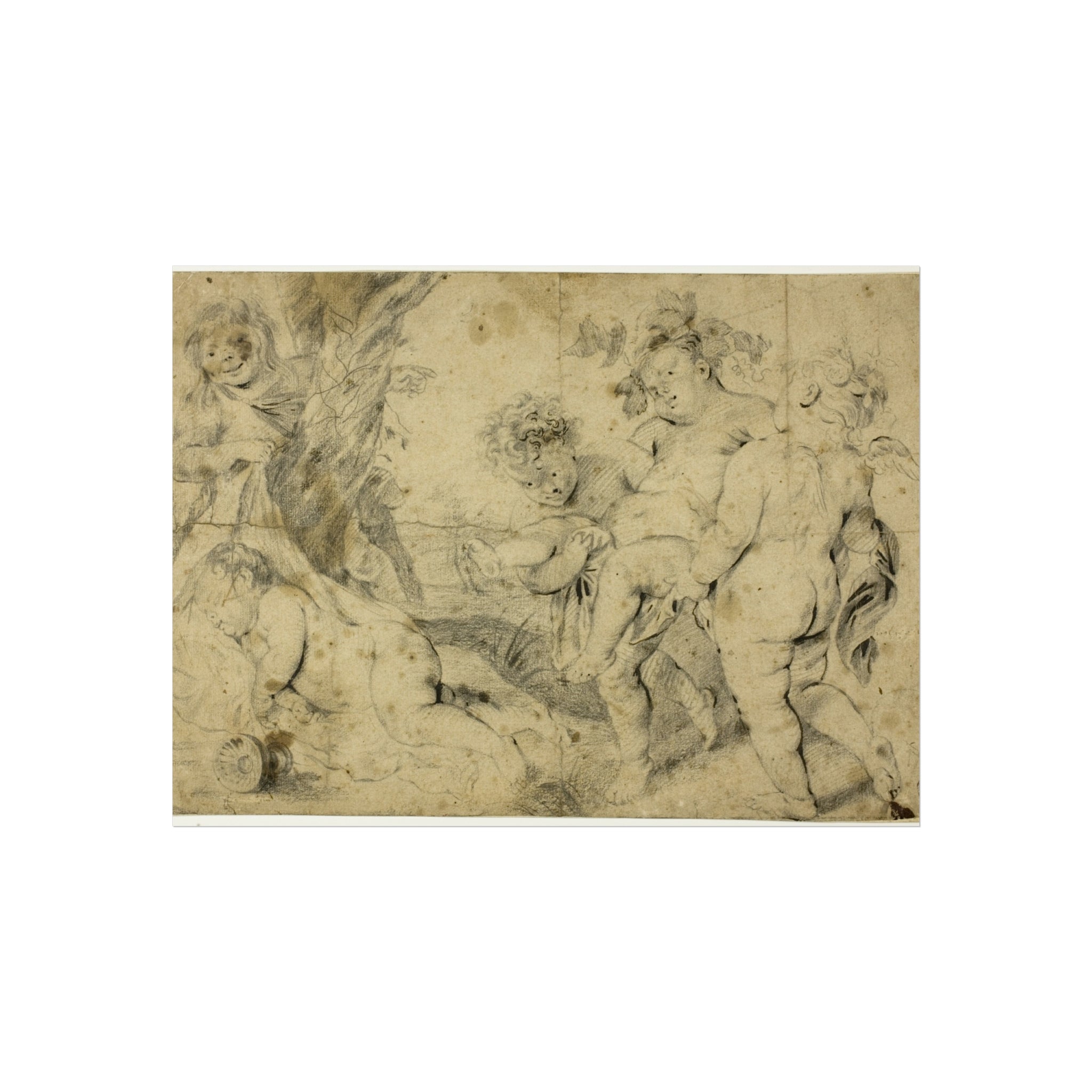 Anthony van Dyck - Young Bacchus and Companions | Fine Art Poster