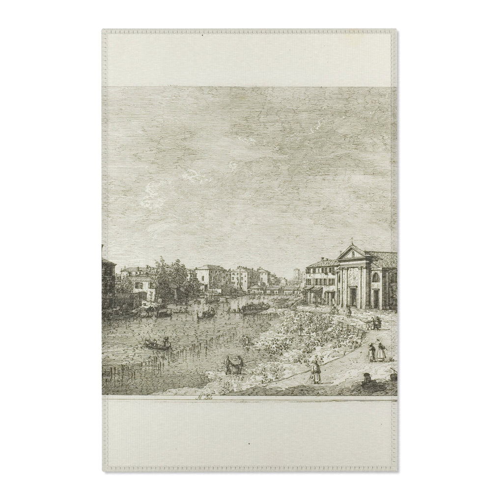 Canaletto - Al Dolo, from Vedute | Area Rug