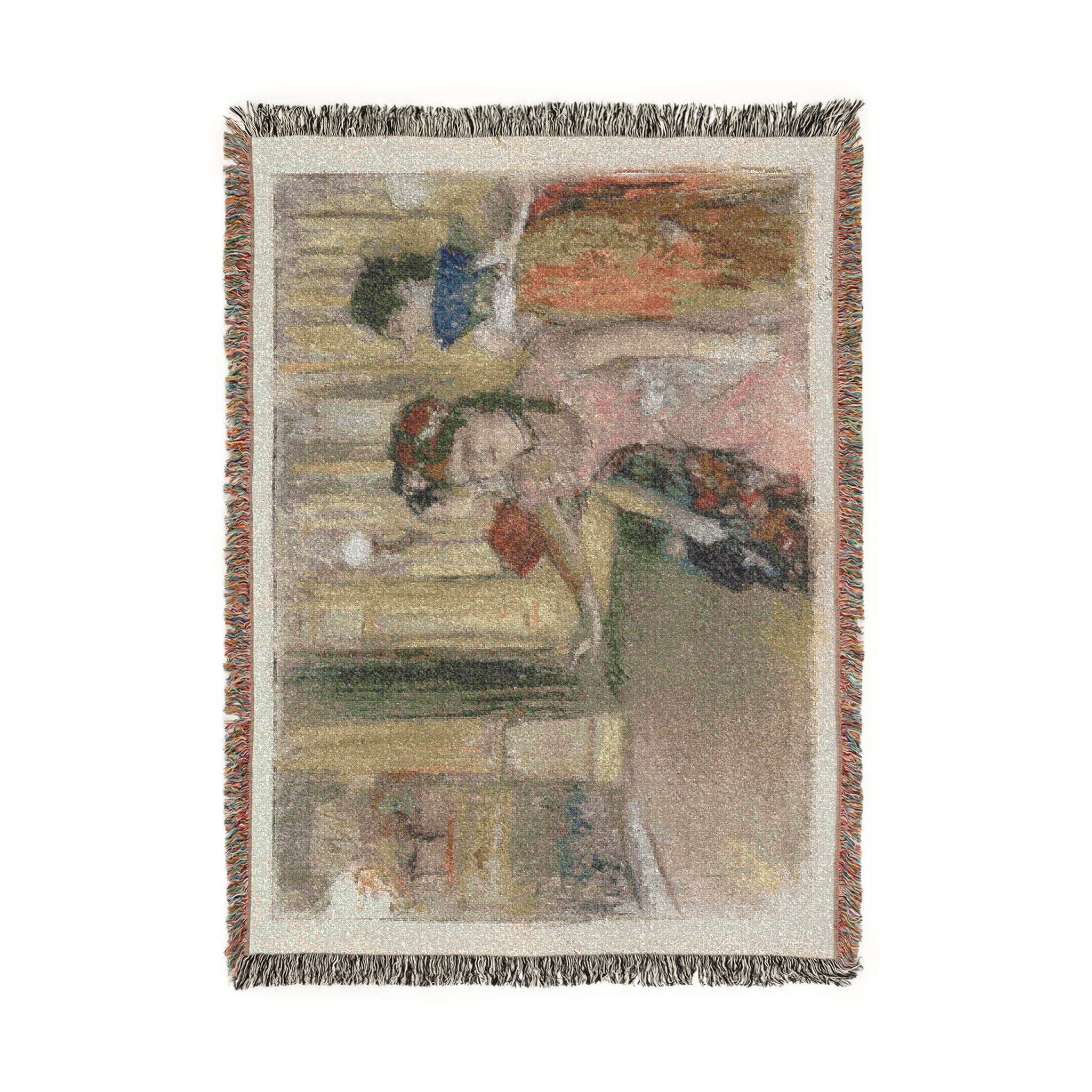 Hilaire Germain Edgar Degas - Singers on the Stage | Woven Tapestry Blanket
