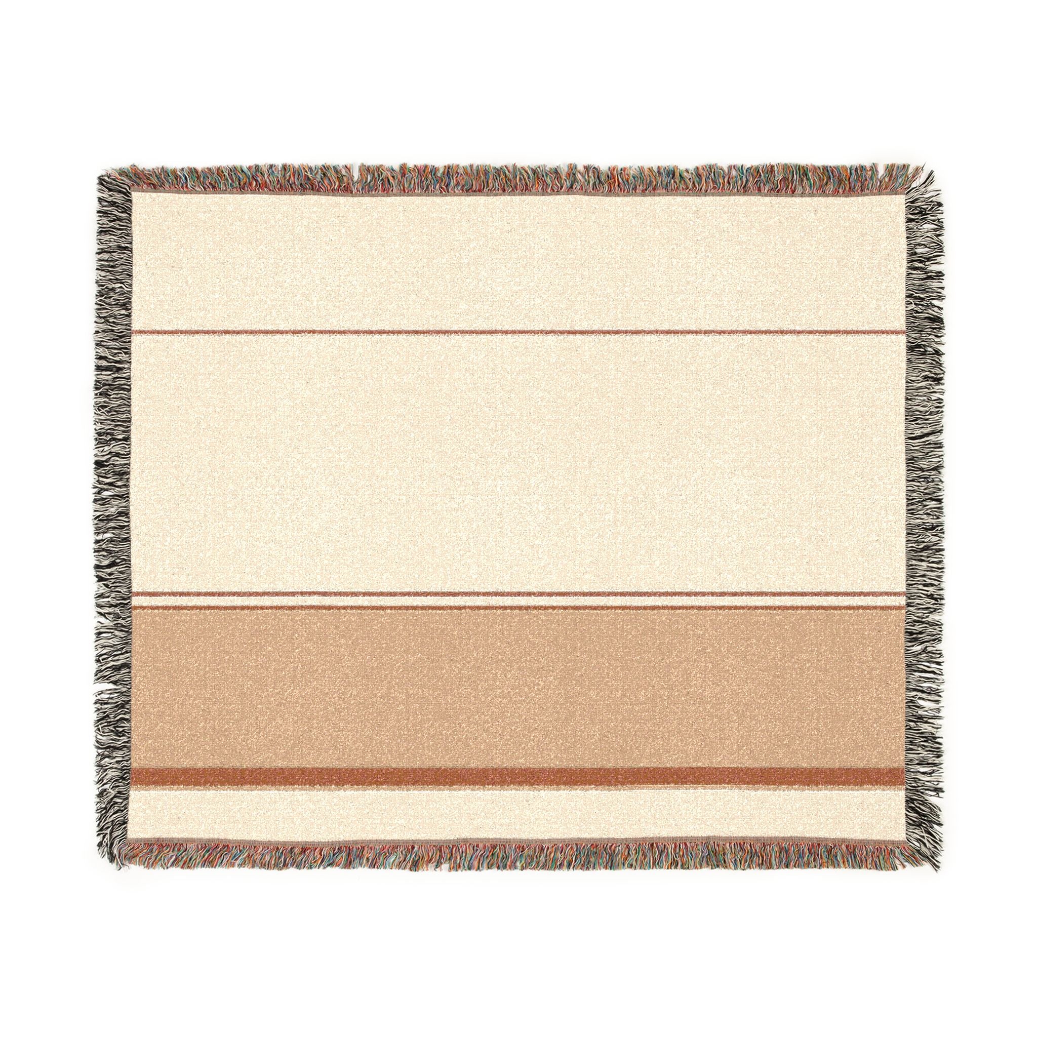 Ember Throw — Warm White · Honey · Clay