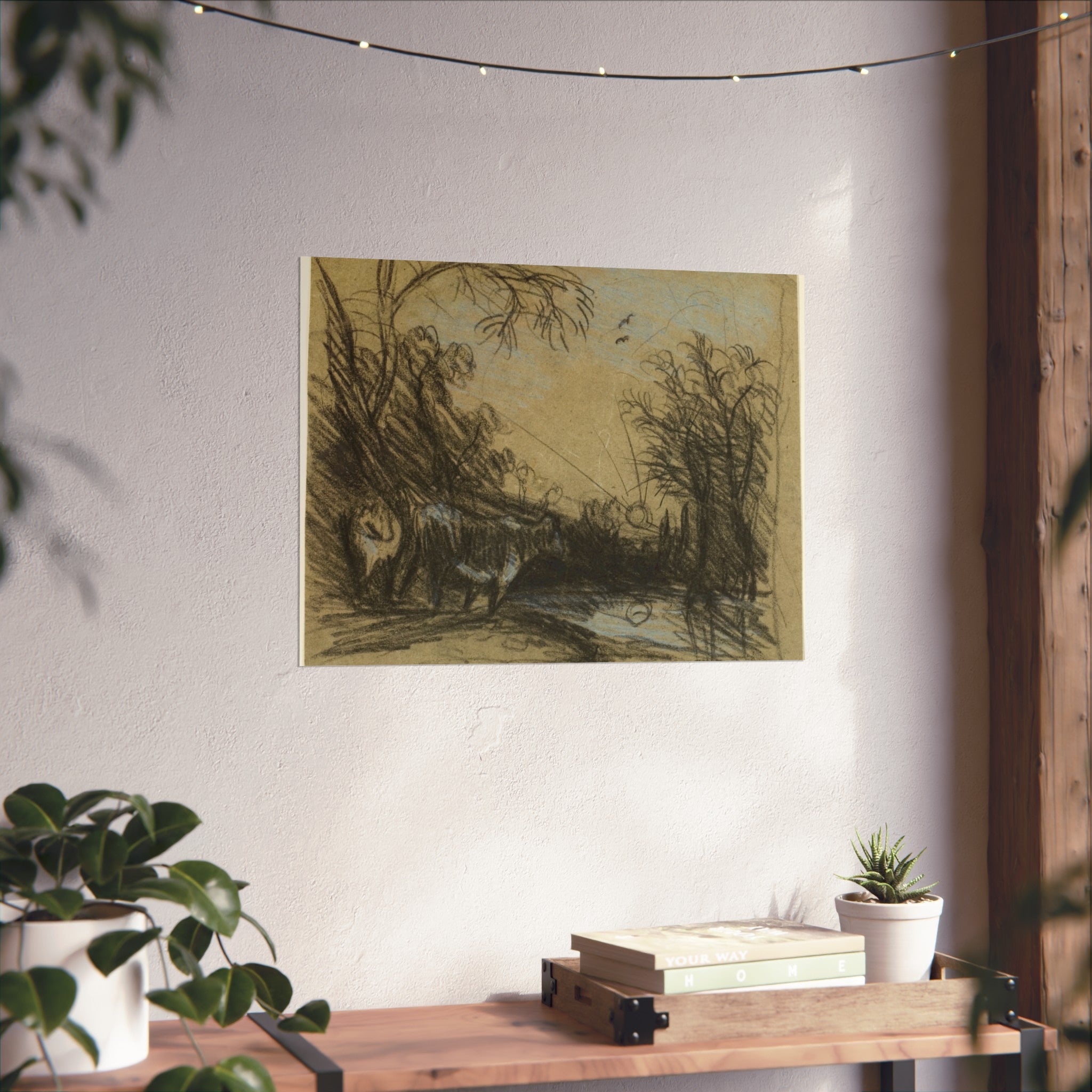 John Constable - Landscape with Cows | Fine Art Poster