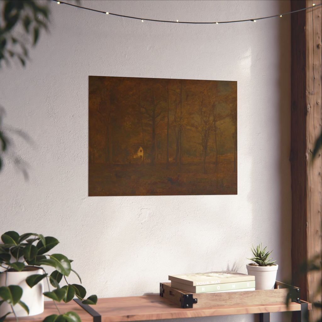 George Inness - Autumn Woods | Fine Art Poster