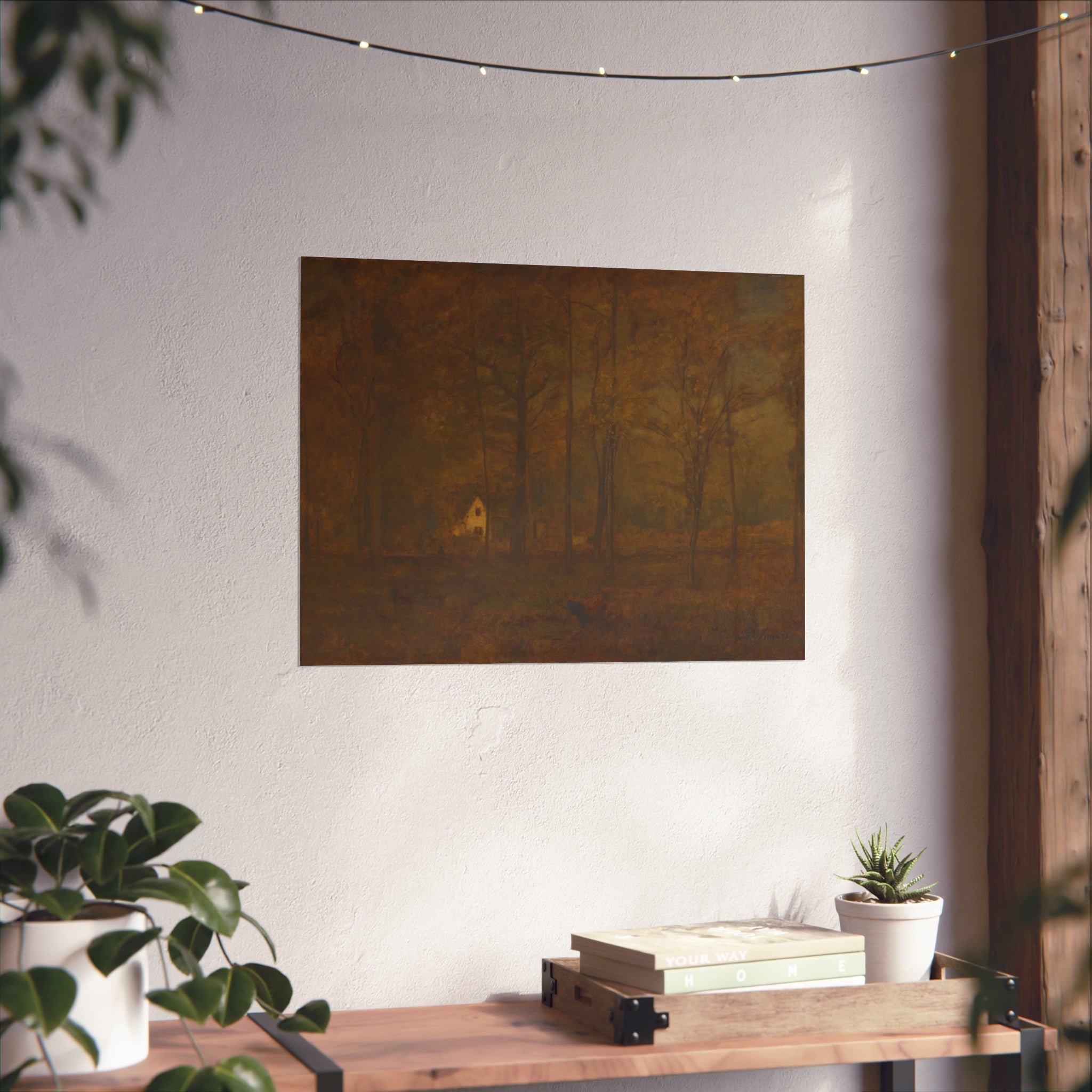 George Inness - Autumn Woods | Fine Art Poster