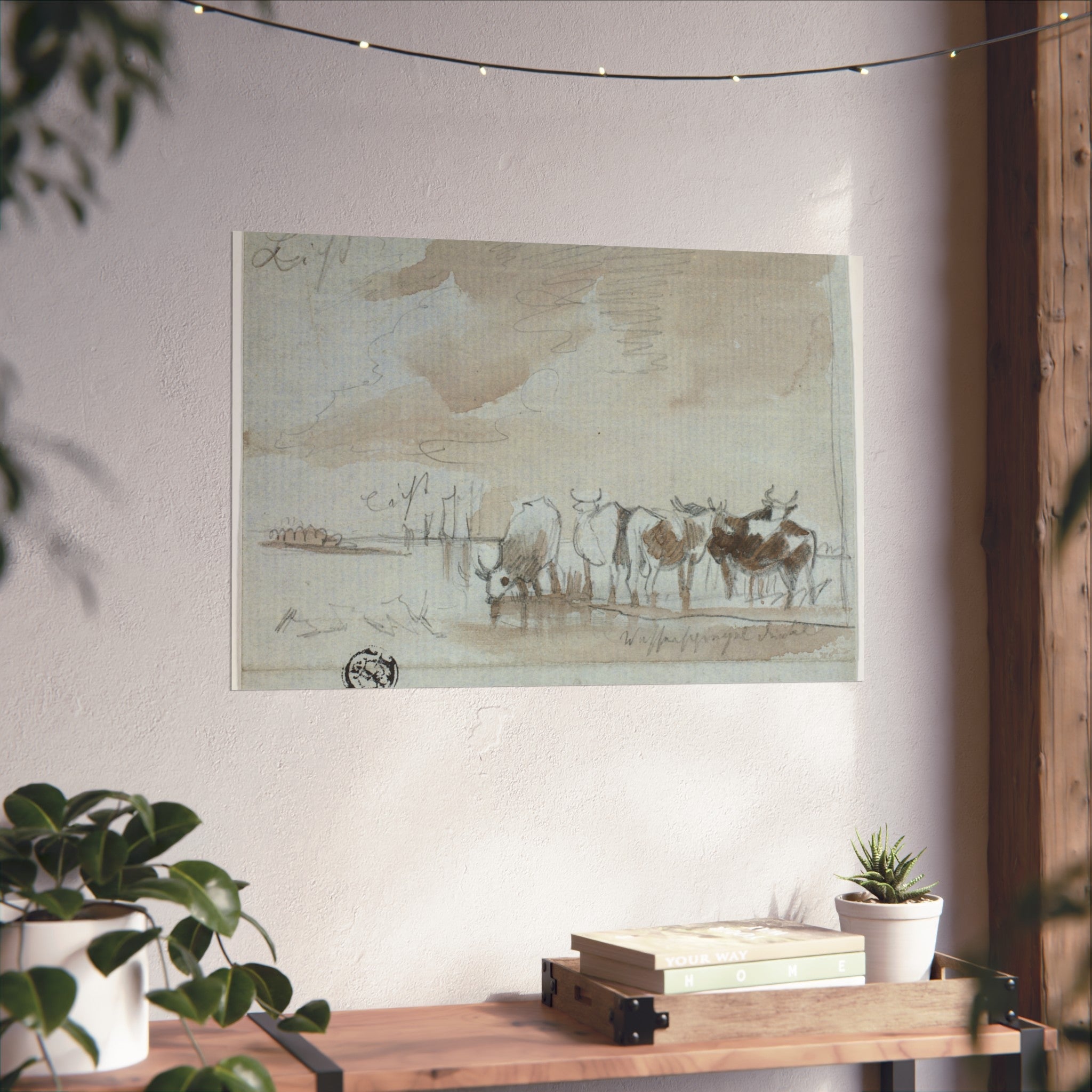 Aelbert Cuyp - Cattle in Water | Fine Art Poster