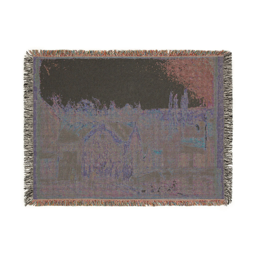 Alfred Sisley - A Corner of Moret-sur-Loing | Woven Tapestry Blanket