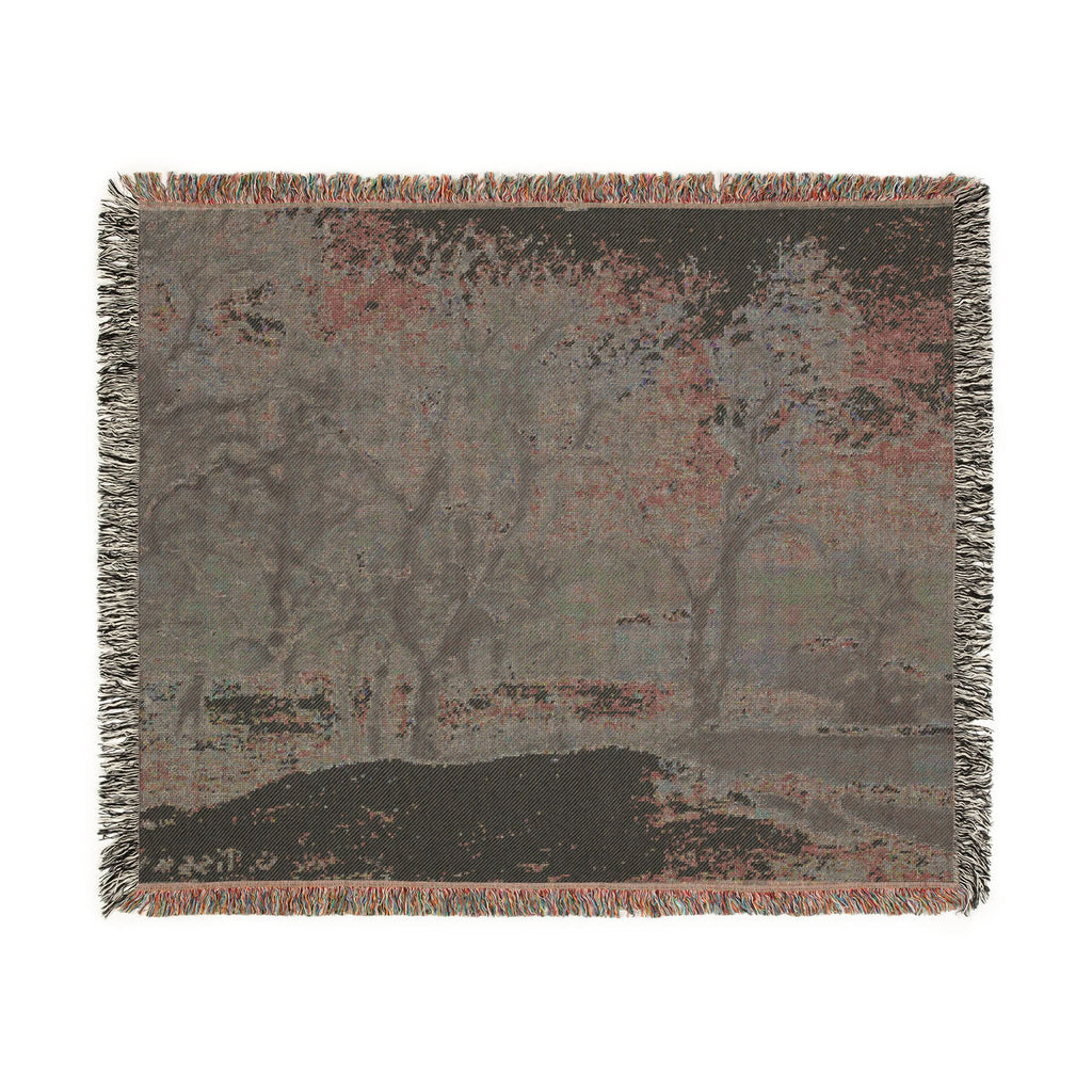 Camille Pissarro - Snow at Louveciennes | Woven Tapestry Blanket