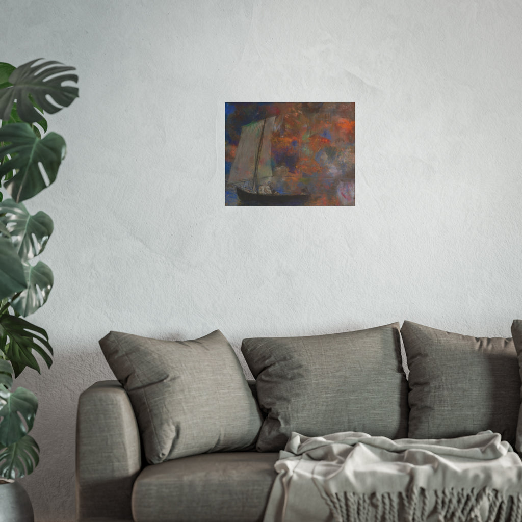 Odilon Redon - Flower Clouds | Fine Art Poster