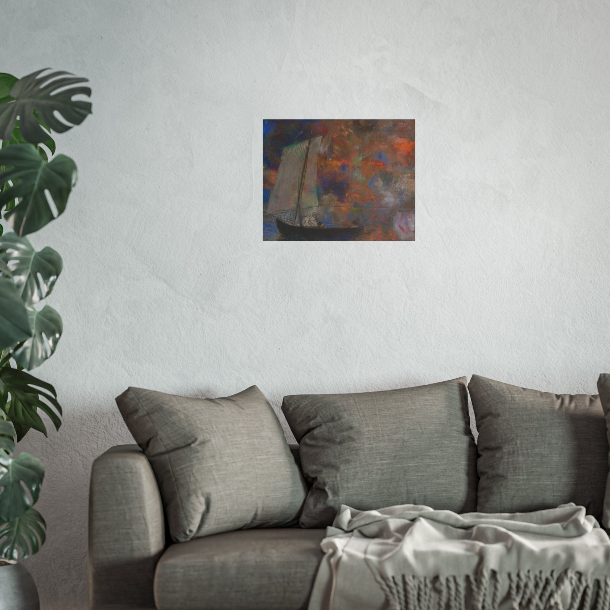 Odilon Redon - Flower Clouds | Fine Art Poster