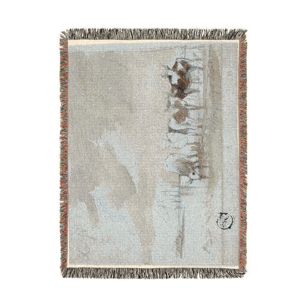 Aelbert Cuyp - Cattle in Water | Woven Tapestry Blanket