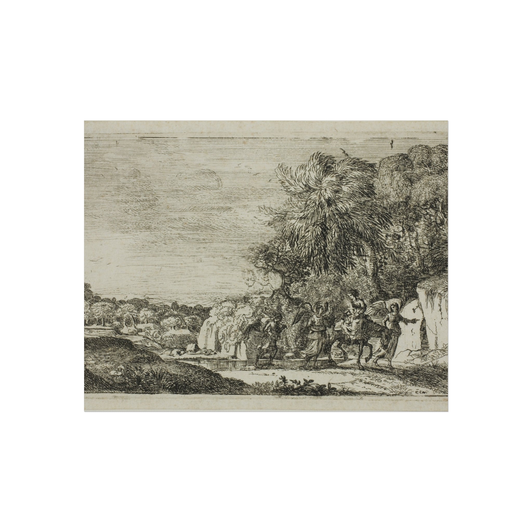 Claude Lorrain - The Flight into Egypt | Fine Art Poster